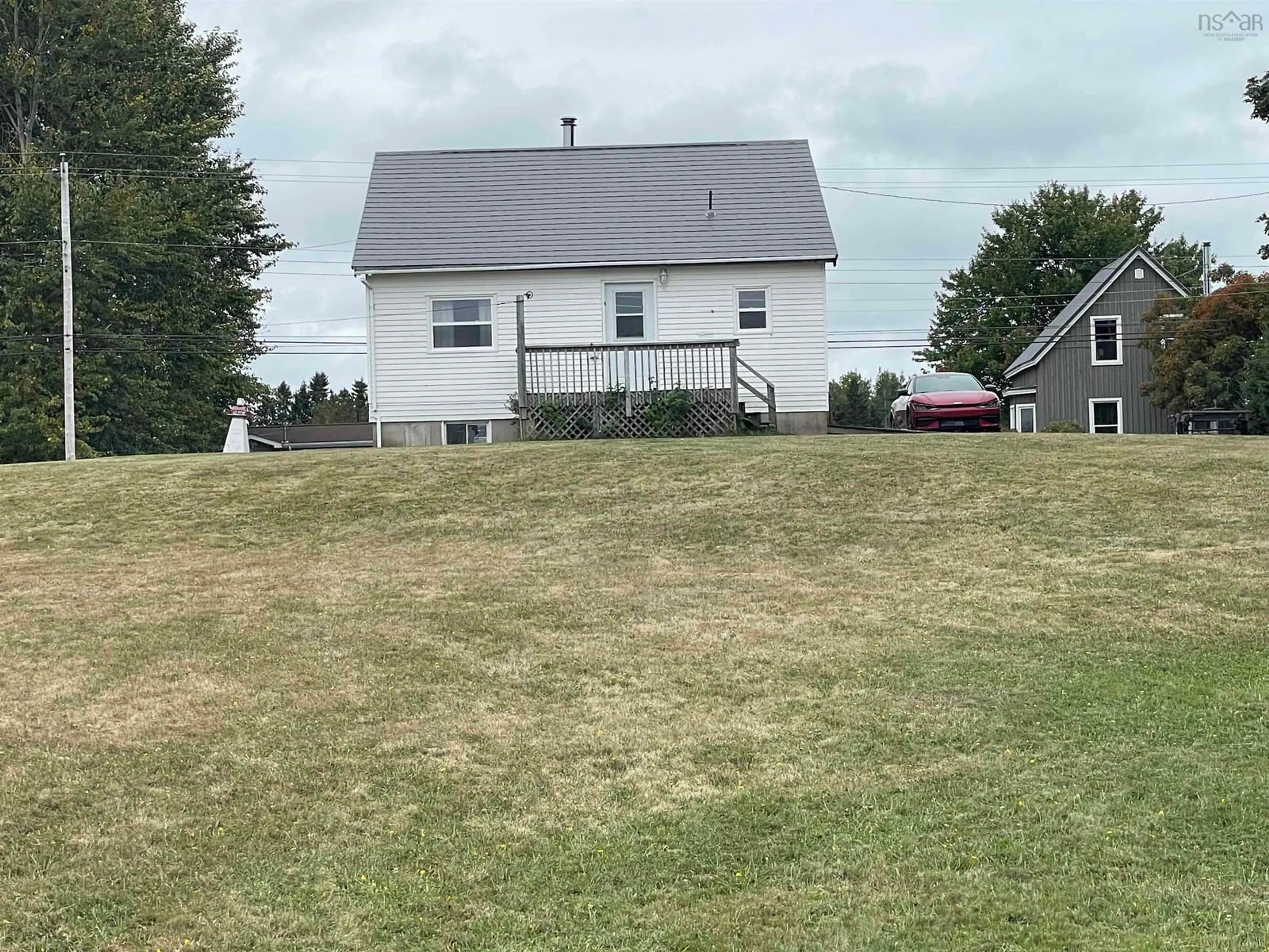 A pic from outside/outdoor area/front of a property/back of a property/a pic from drone, unknown for 7337 Hwy 366, Northport Nova Scotia B0L 0A3