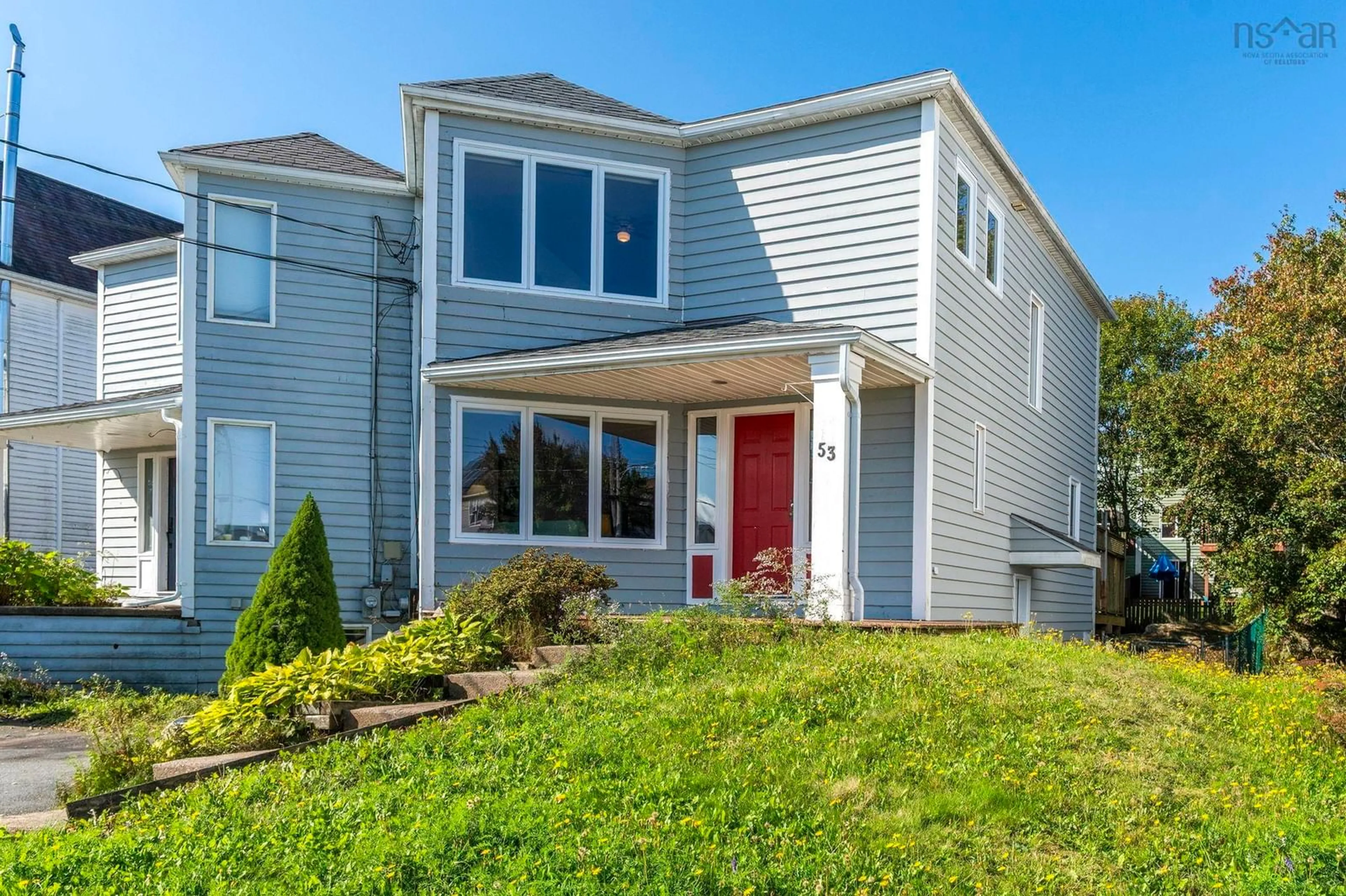 Home with vinyl exterior material, street for 53 Governors Lake Dr, Timberlea Nova Scotia B3T 1N2