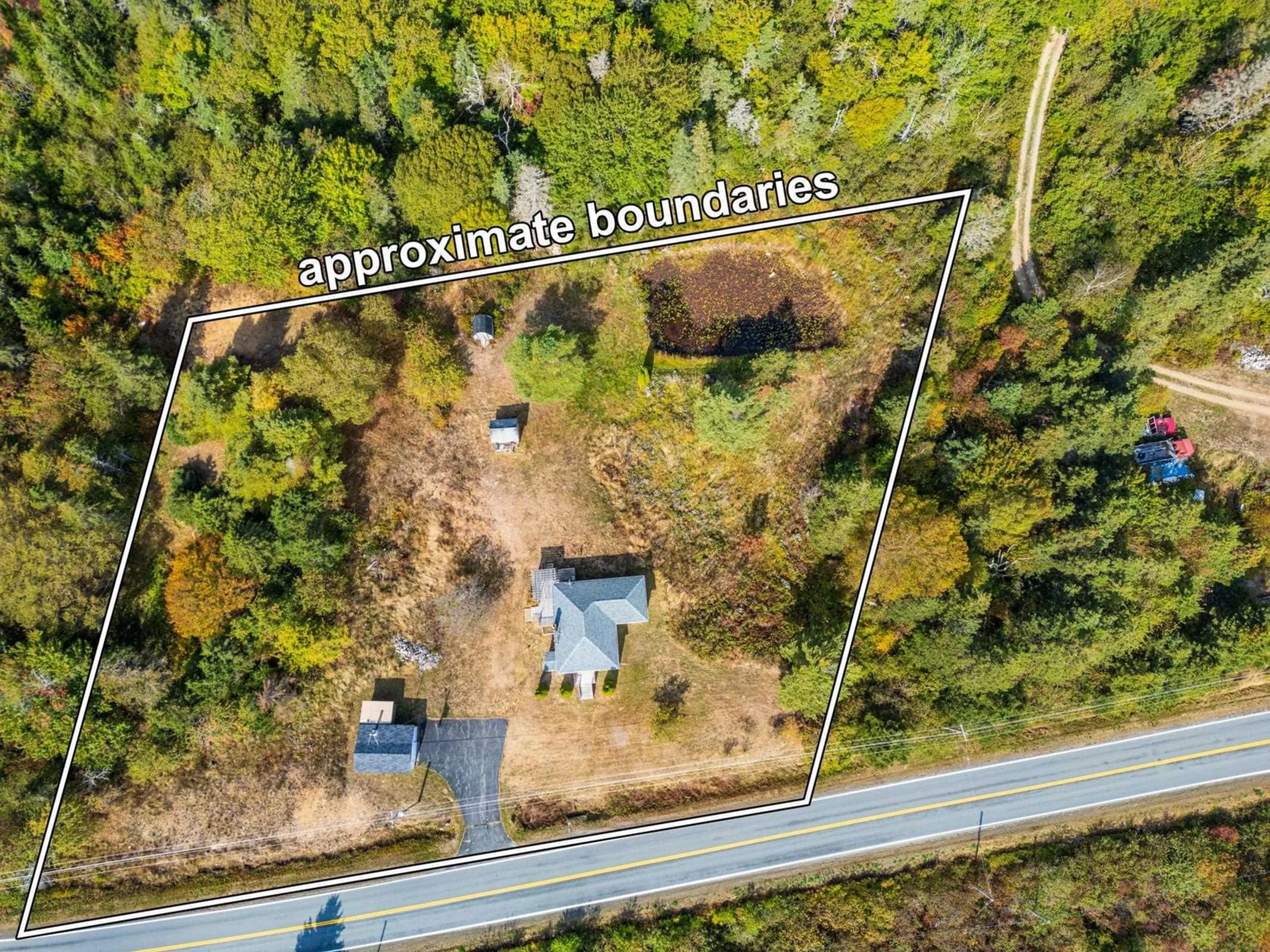 A pic from outside/outdoor area/front of a property/back of a property/a pic from drone, unknown for 4405 Highway 217, Tiddville Nova Scotia B0V 1E0