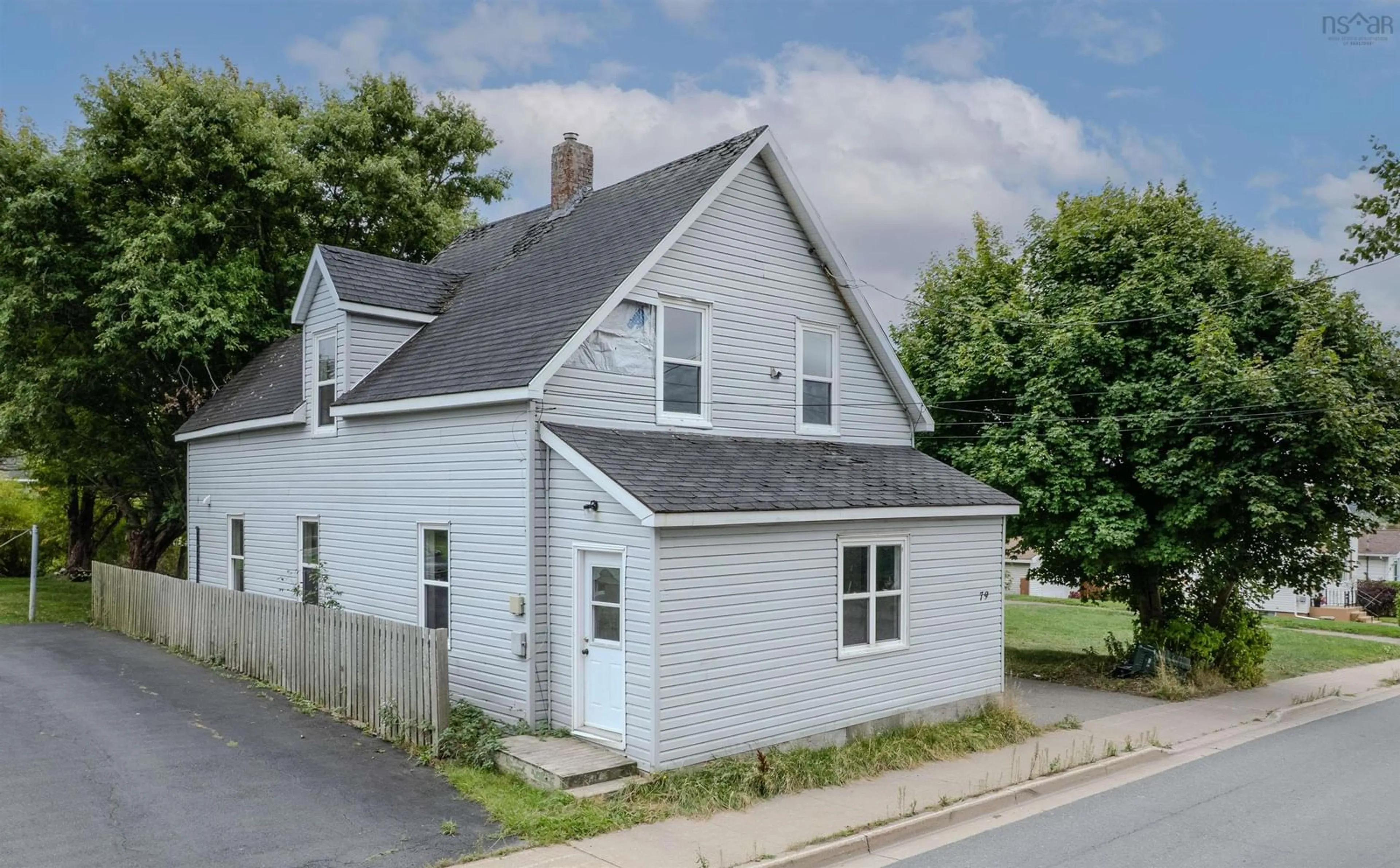 A pic from outside/outdoor area/front of a property/back of a property/a pic from drone, street for 79 Nolans Lane, Glace Bay Nova Scotia B1A 3B1