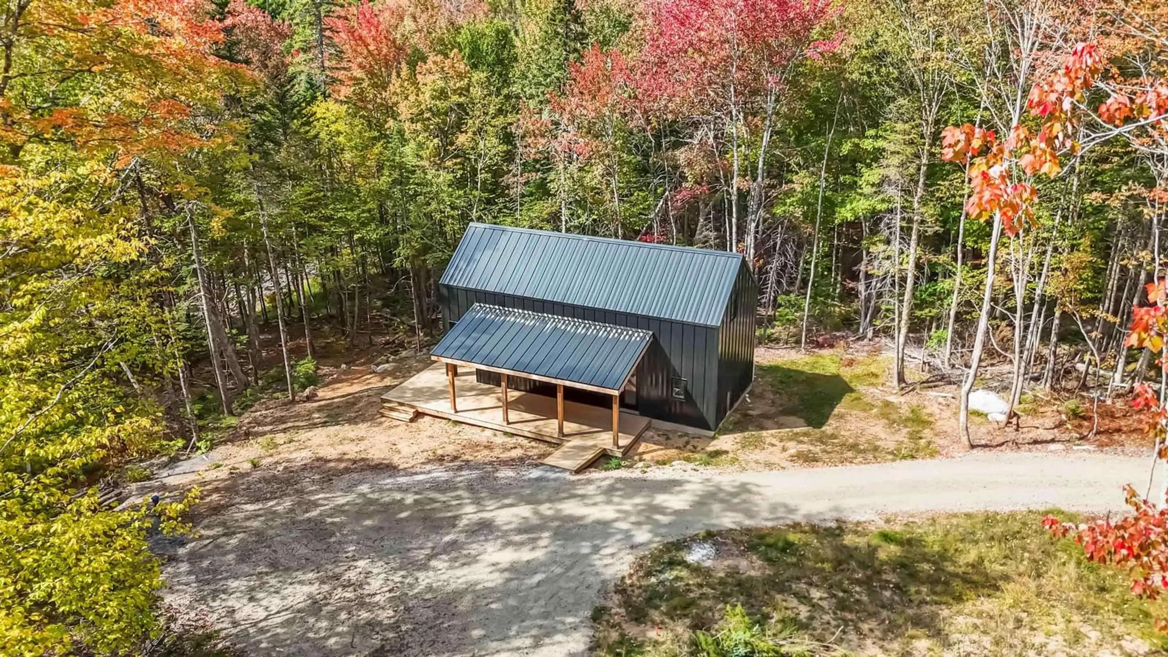 A pic from outside/outdoor area/front of a property/back of a property/a pic from drone, forest/trees view for 1673 Newburne Rd, Newburne Nova Scotia B0R 1A0