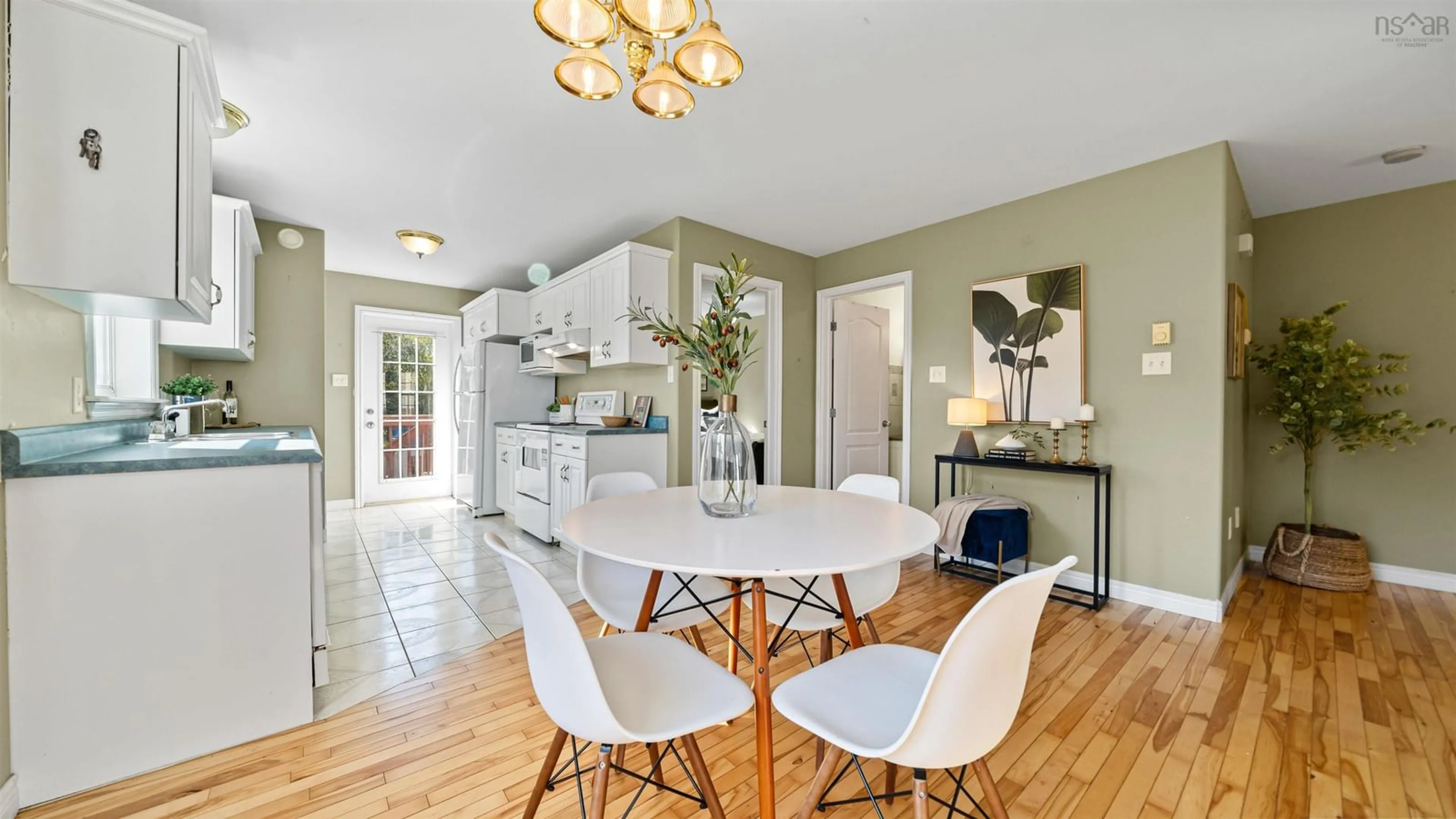Open concept kitchen, ceramic/tile floor for 130 Feruz Cres, Halifax Nova Scotia B3R 2N3