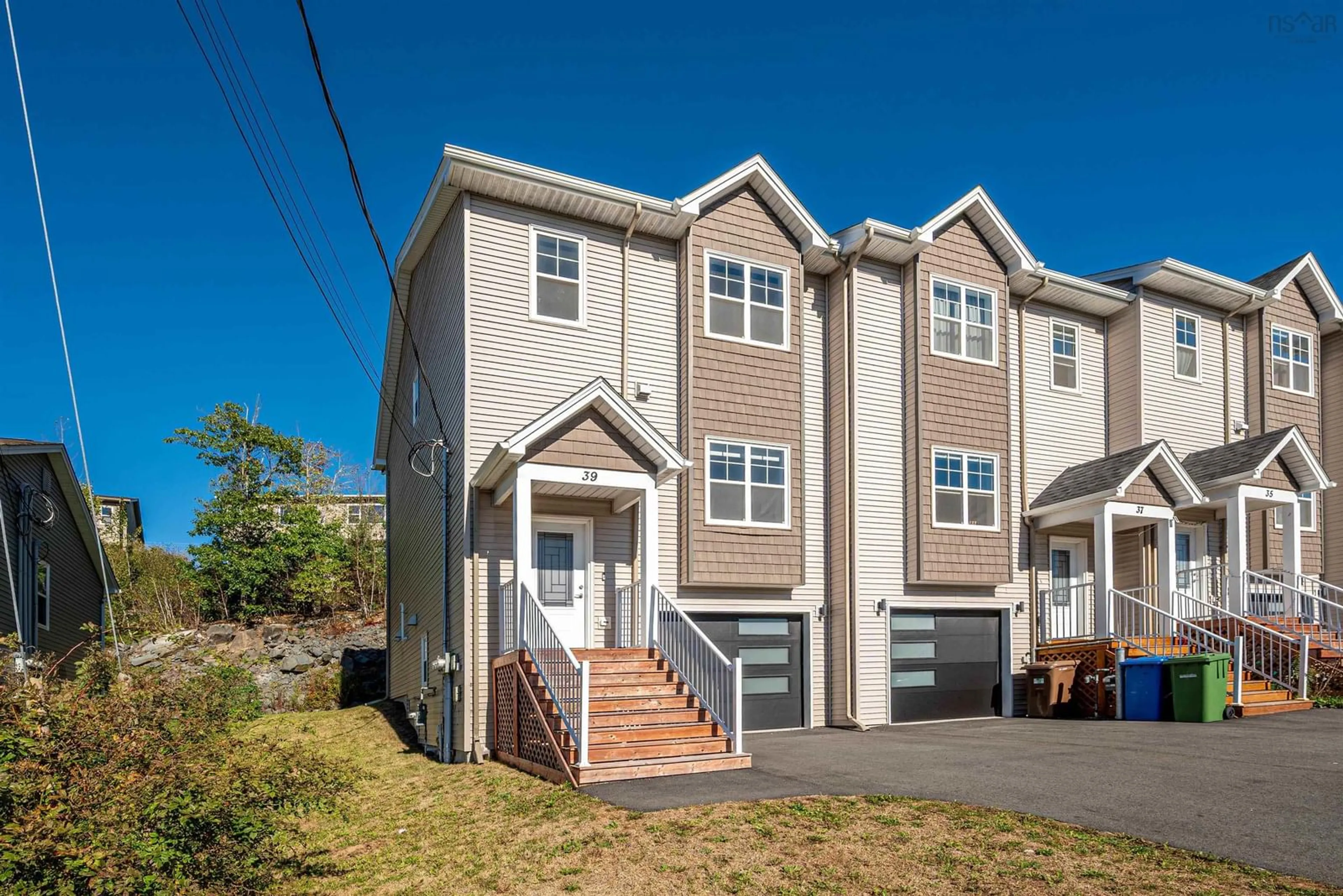 Home with vinyl exterior material, street for 39 Nadia Dr, Dartmouth Nova Scotia B3A 0B3
