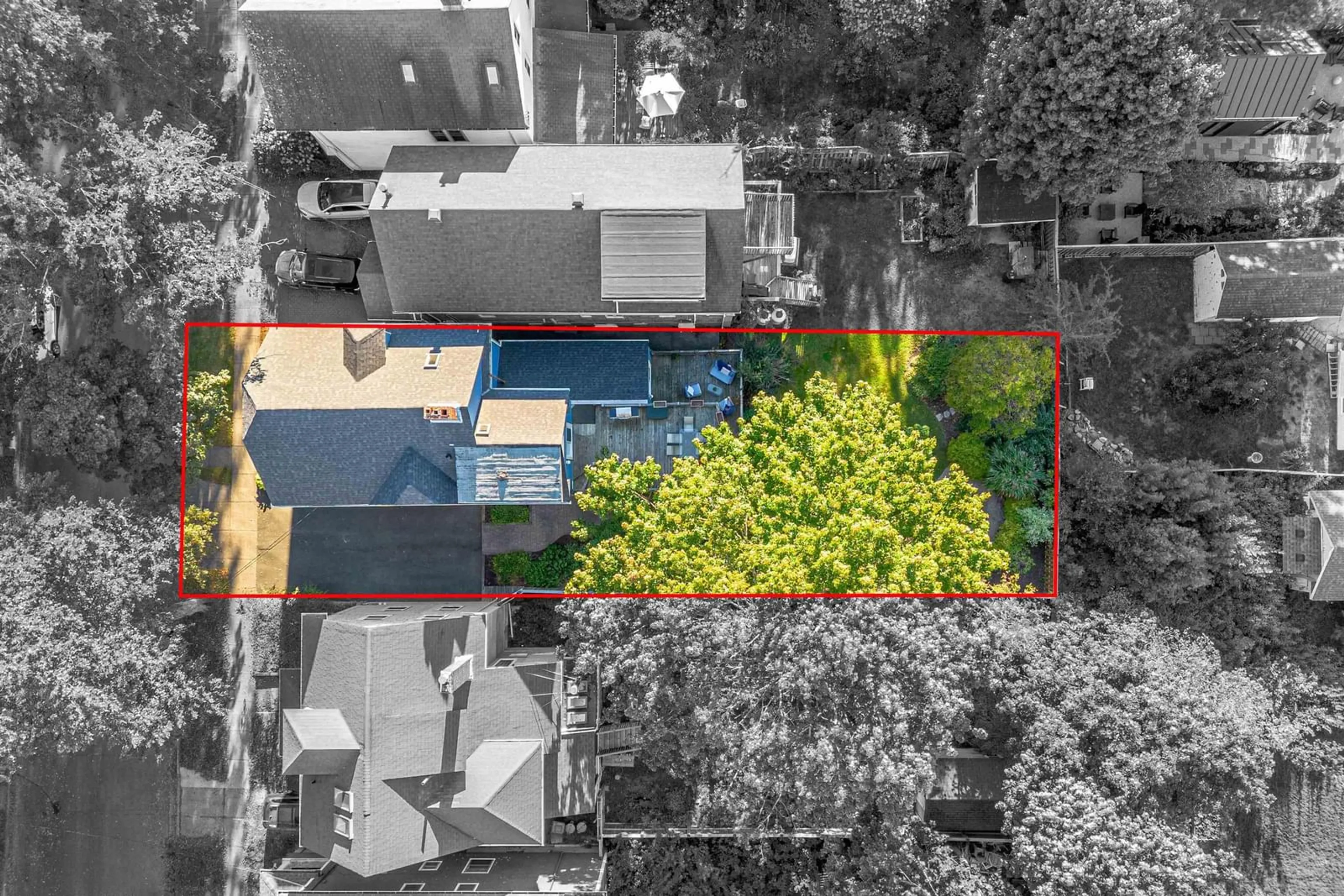 A pic from outside/outdoor area/front of a property/back of a property/a pic from drone, street for 6041 Cherry St, Halifax Nova Scotia B3H 2K4