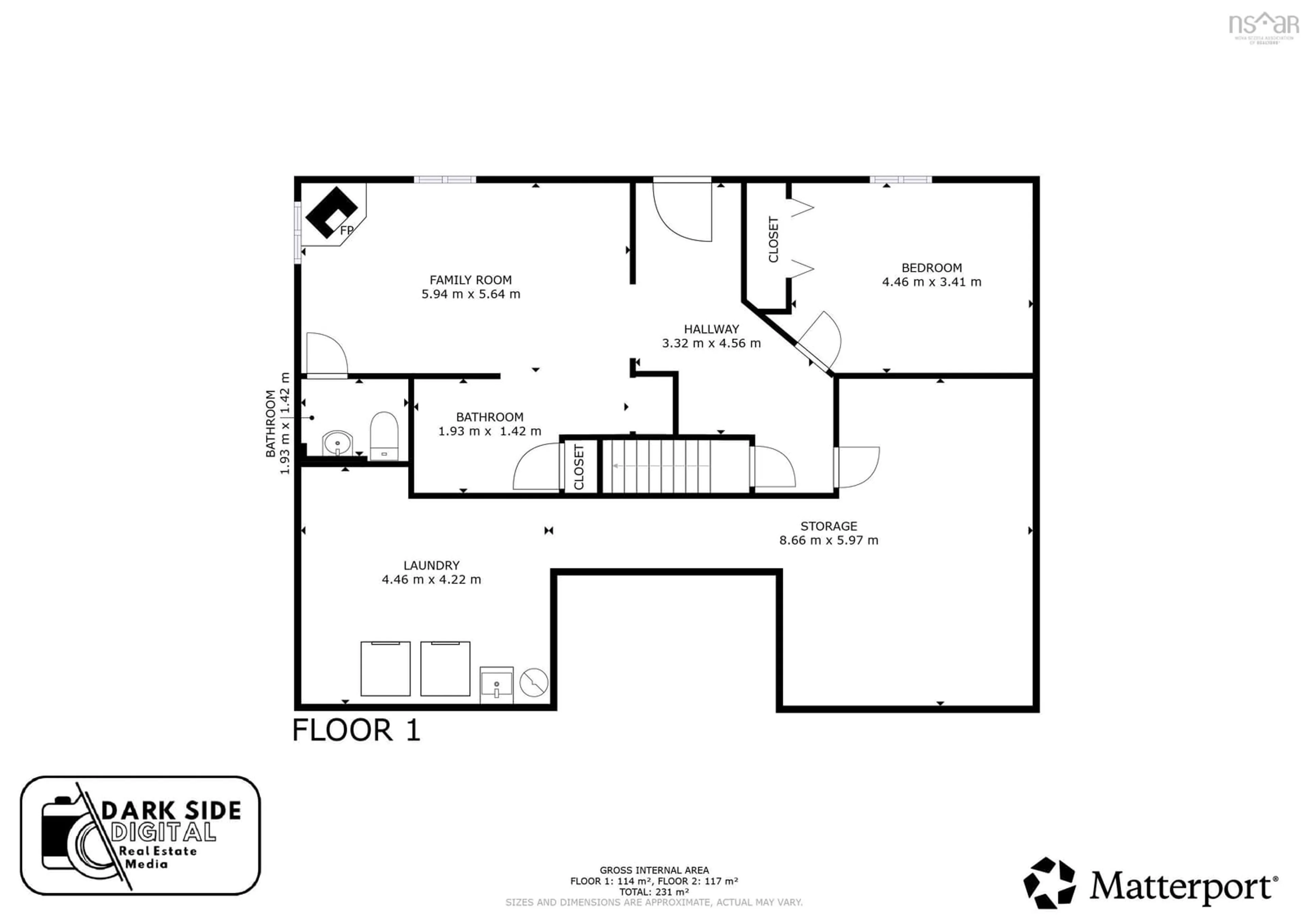 Floor plan for 75 Winley Dr, Fall River Nova Scotia B2T 1A4