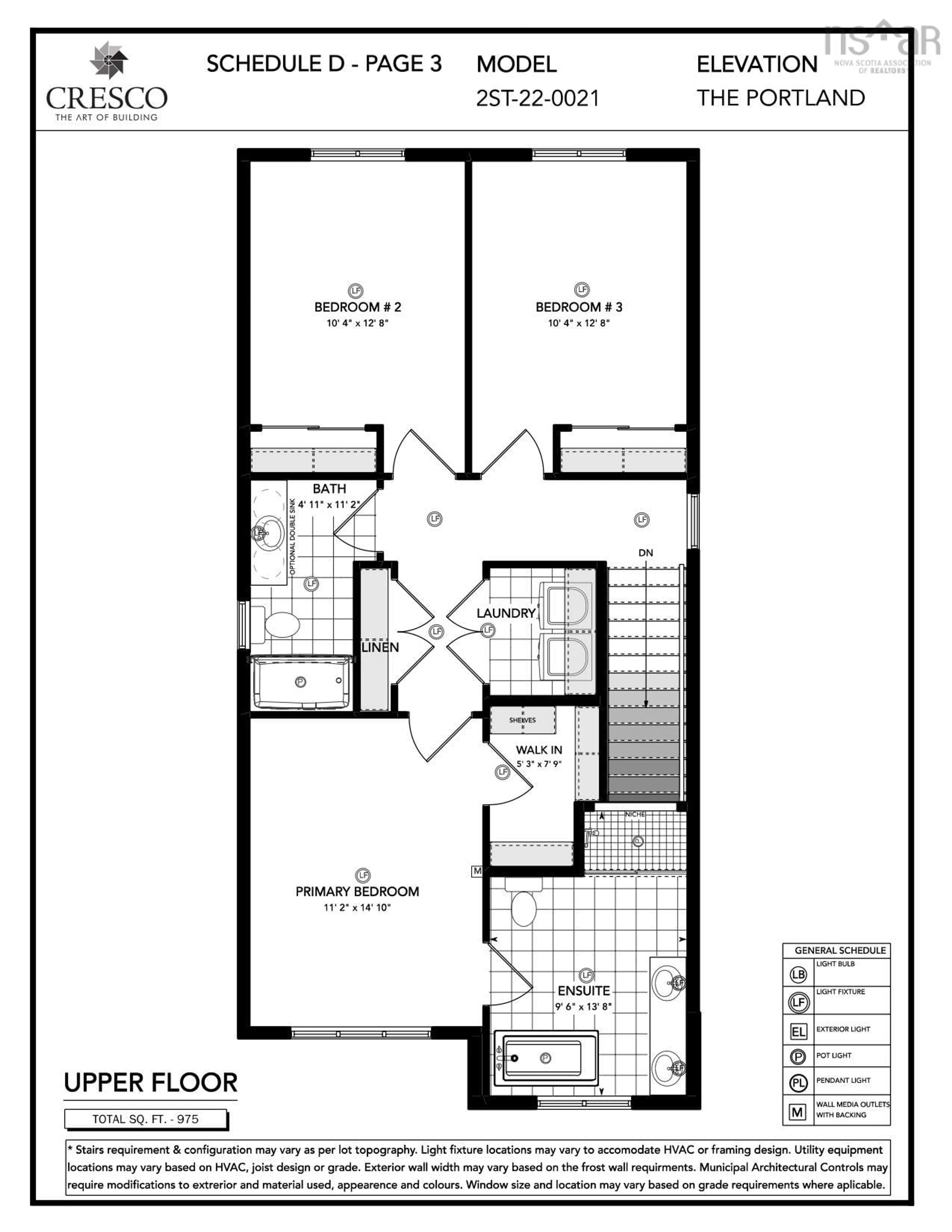 Floor plan for 9 Pearlgarden Close #PC47, Dartmouth Nova Scotia B2X 0C2