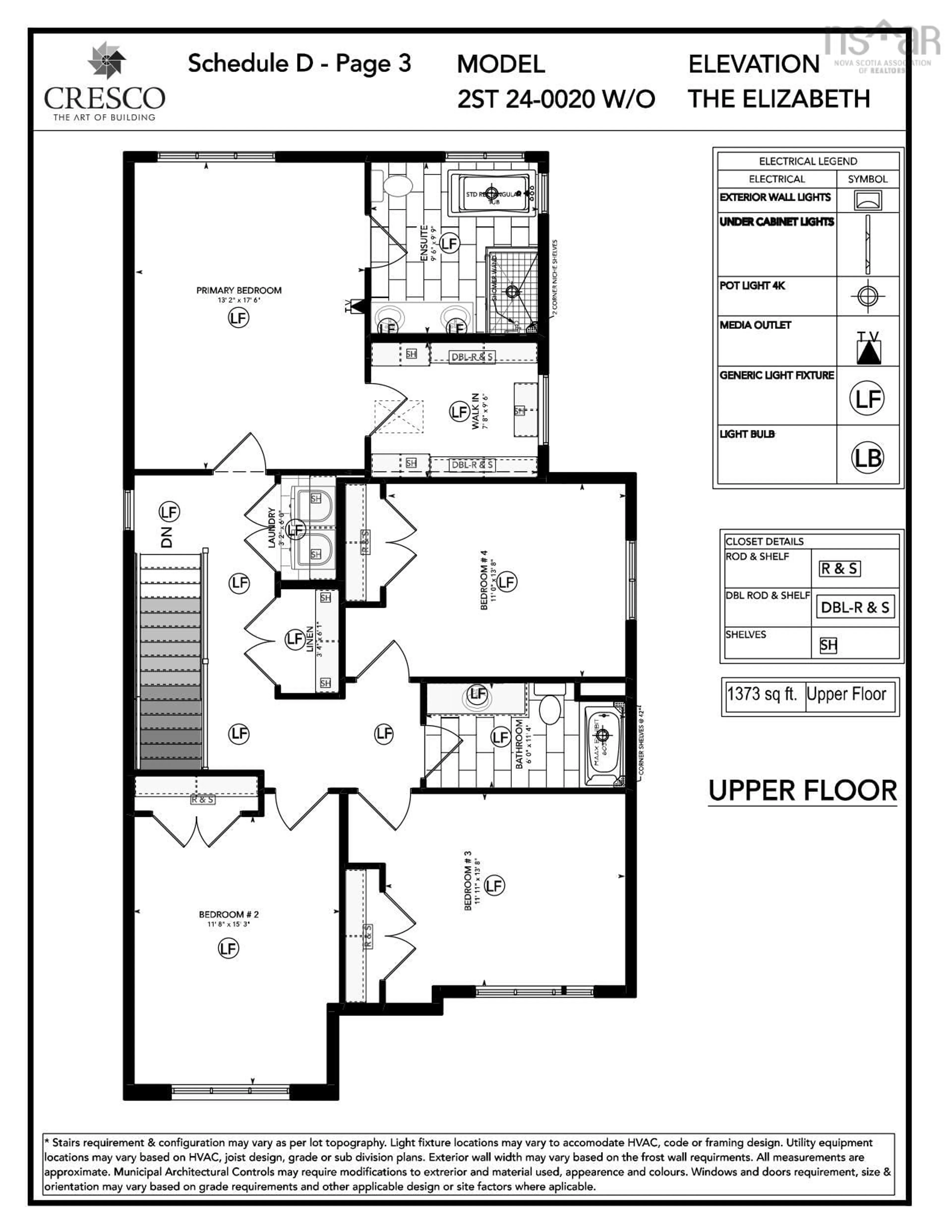 Floor plan for 20 Gardenia Way #GW003, Dartmouth Nova Scotia B2X 0C7