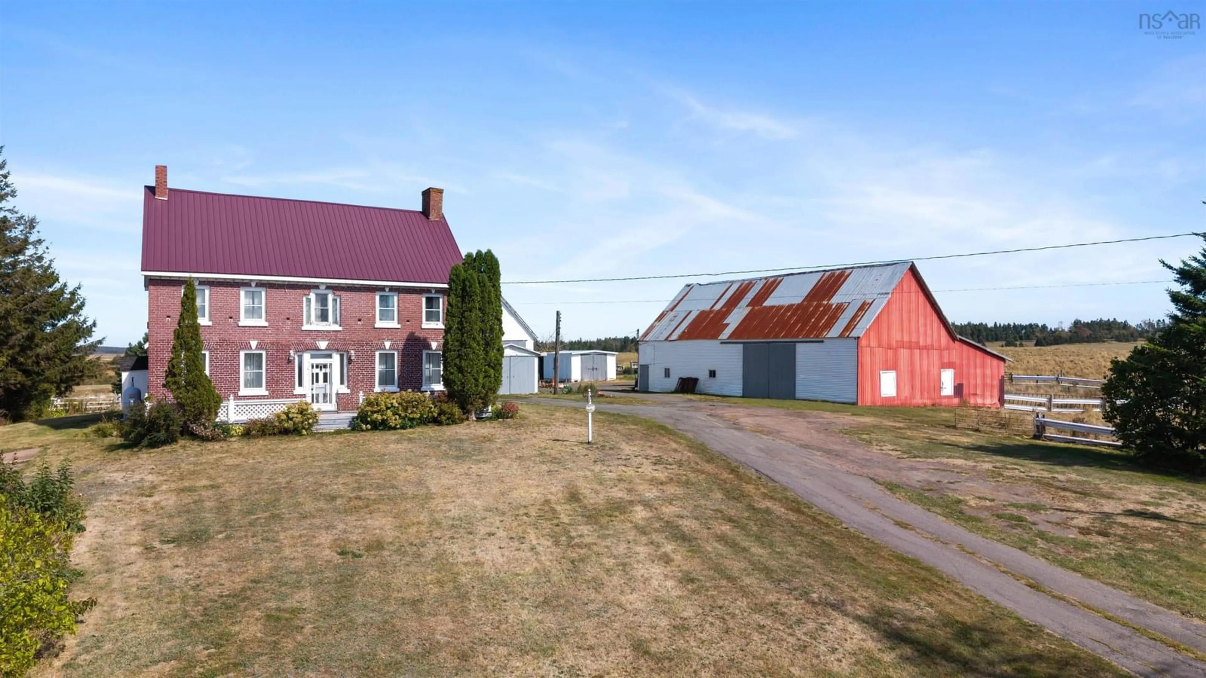 A pic from outside/outdoor area/front of a property/back of a property/a pic from drone, building for 41 Mount Whatley Rd, Fort Lawrence Nova Scotia B4H 3Y5