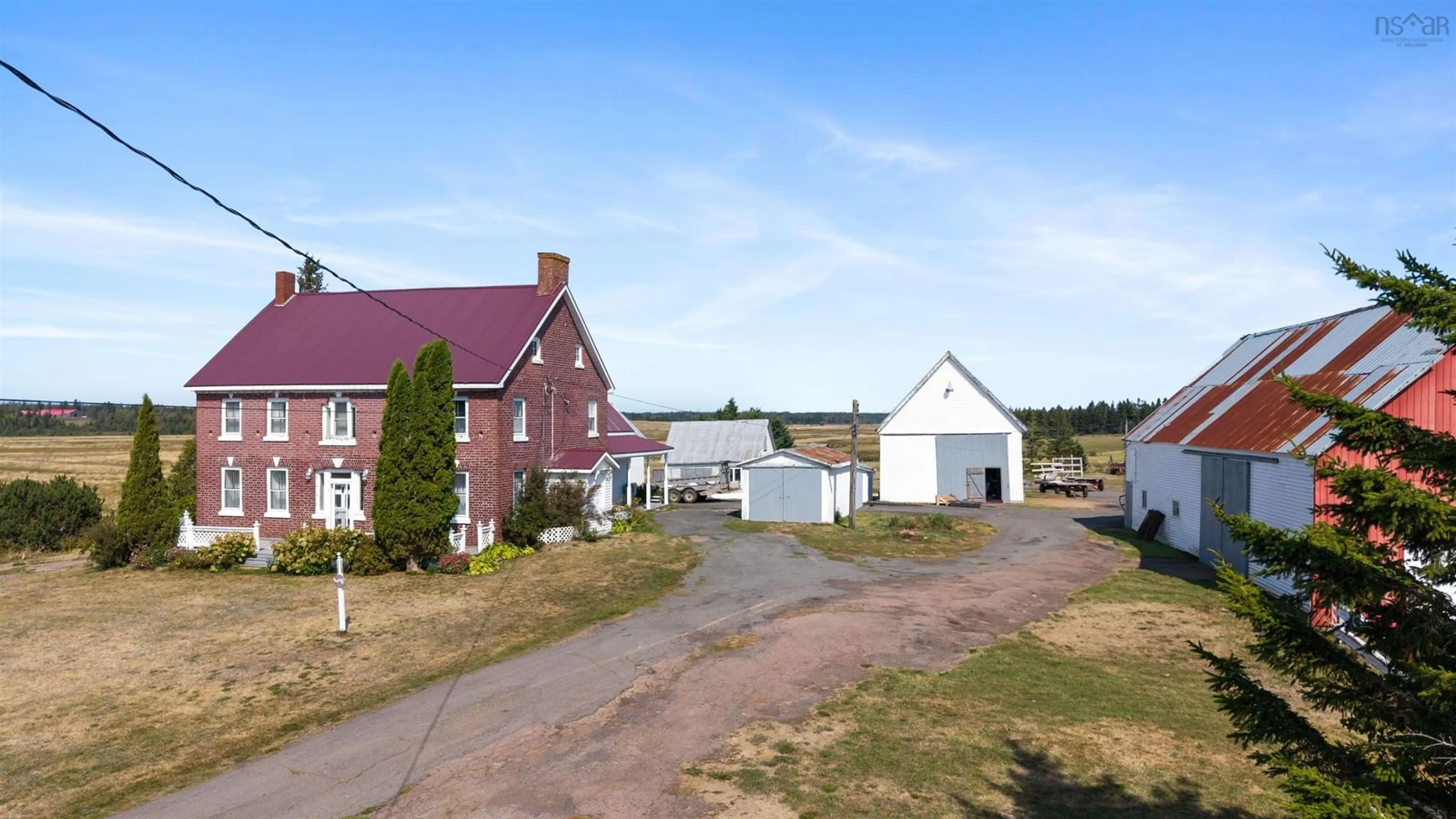 A pic from outside/outdoor area/front of a property/back of a property/a pic from drone, building for 41 Mount Whatley Rd, Fort Lawrence Nova Scotia B4H 3Y5