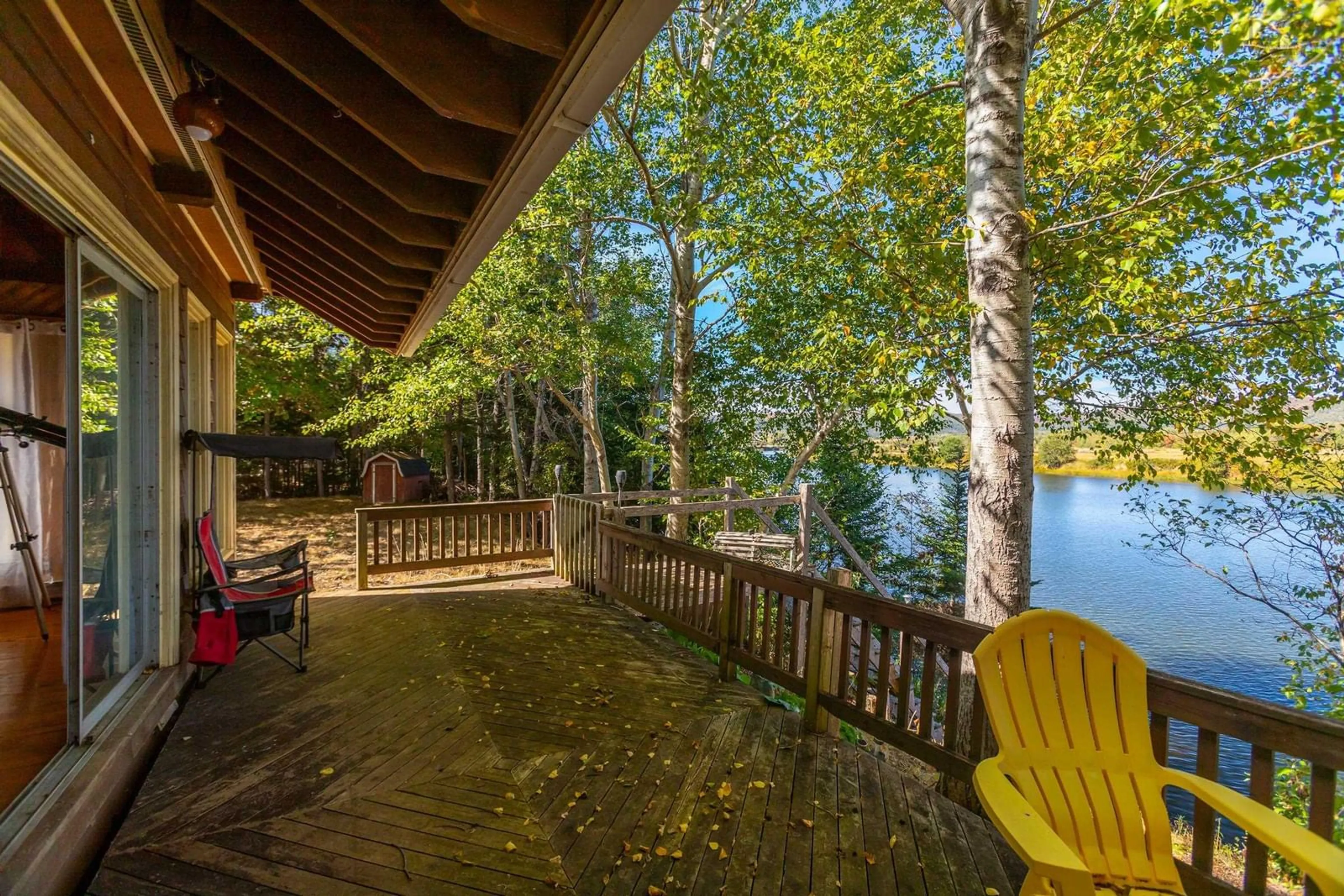 Patio, water/lake/river/ocean view for 39 Mailman Lane, Centrelea Nova Scotia B0S 1C0