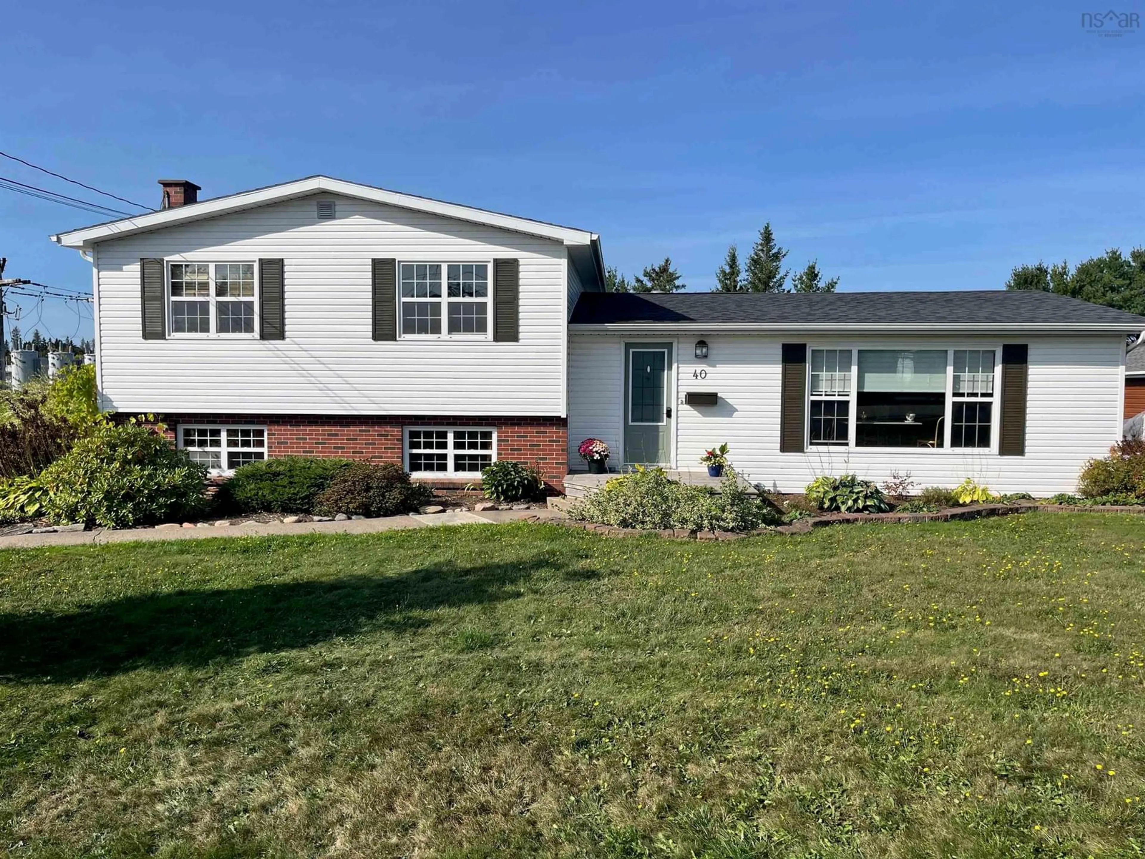 Home with vinyl exterior material, street for 40 Ponderosa Drive, Antigonish Nova Scotia B2G 2R5
