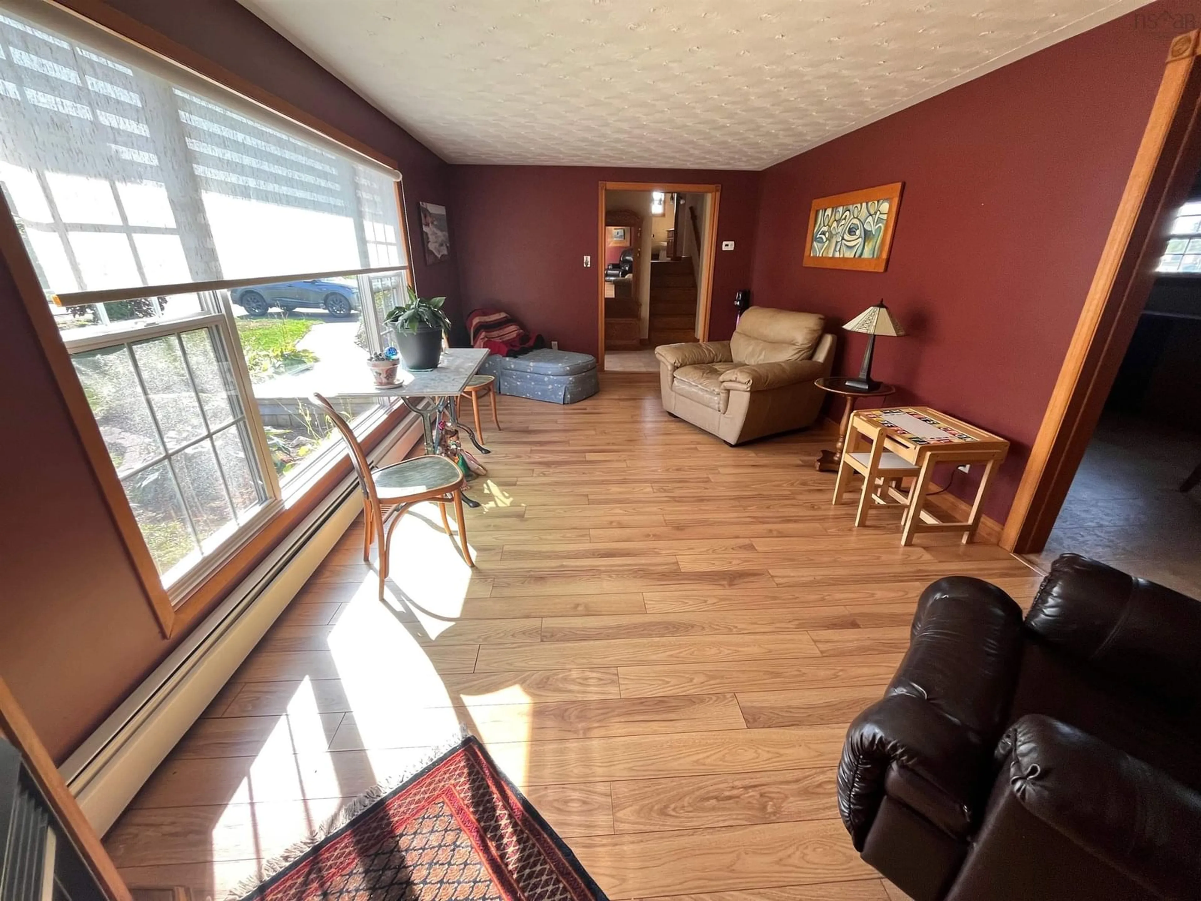 Living room with furniture, wood/laminate floor for 40 Ponderosa Drive, Antigonish Nova Scotia B2G 2R5
