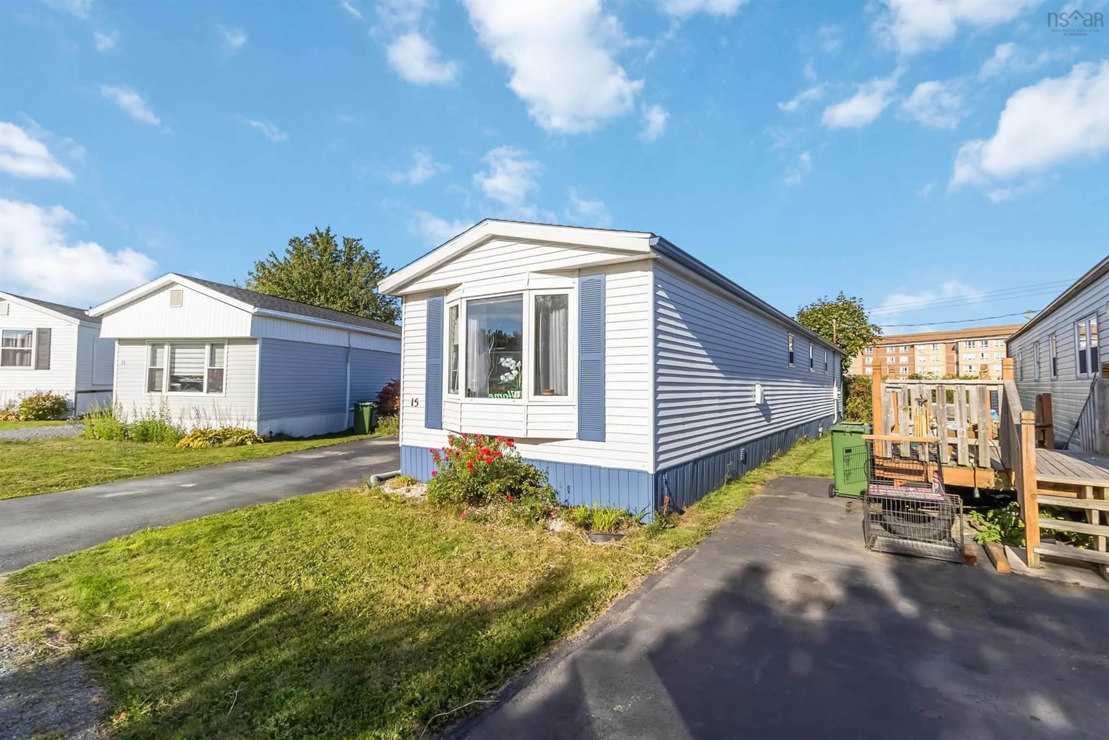 Home with vinyl exterior material, street for 15 Florence Avenue, Dartmouth Nova Scotia B2Y 2A4