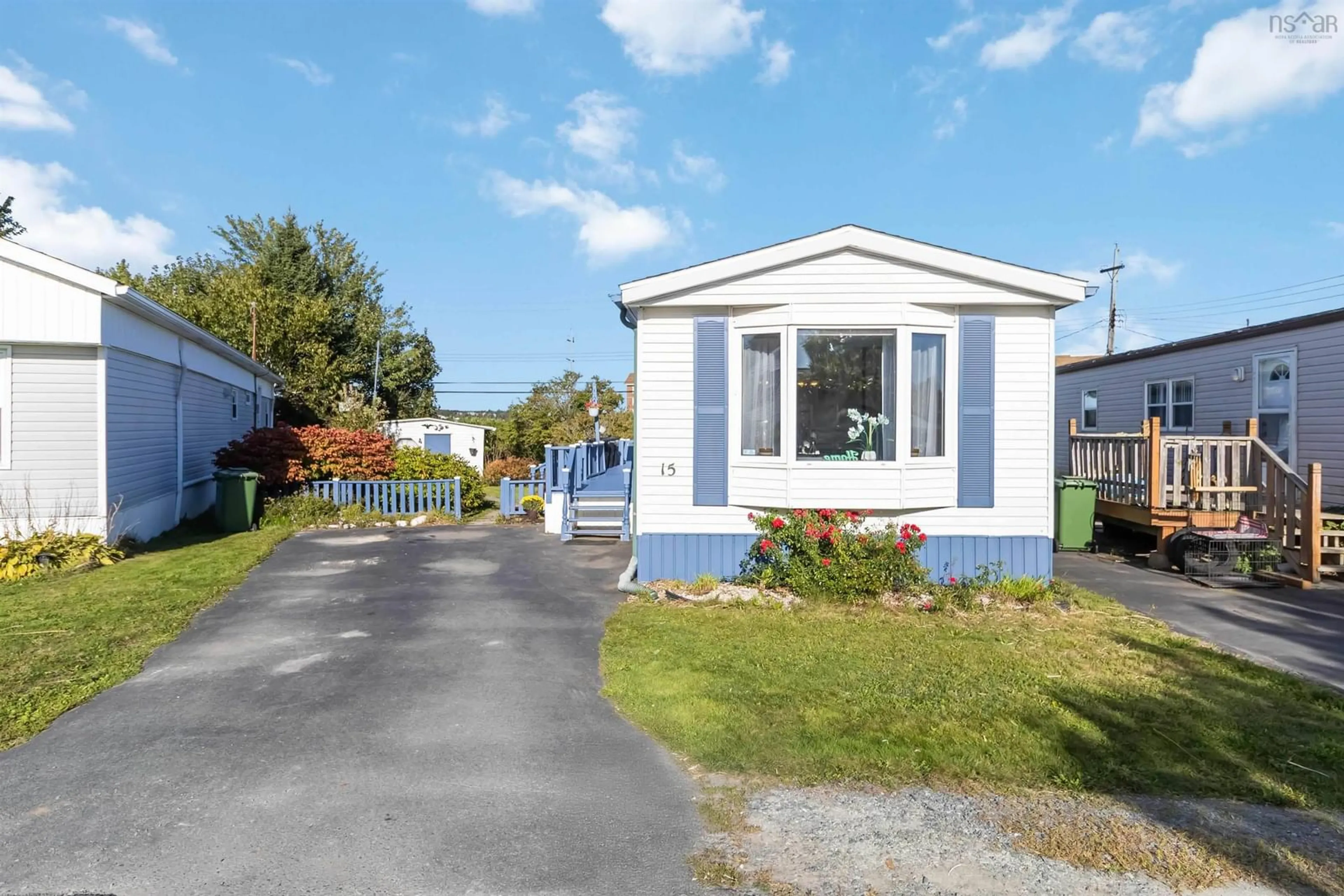 Home with vinyl exterior material, street for 15 Florence Avenue, Dartmouth Nova Scotia B2Y 2A4