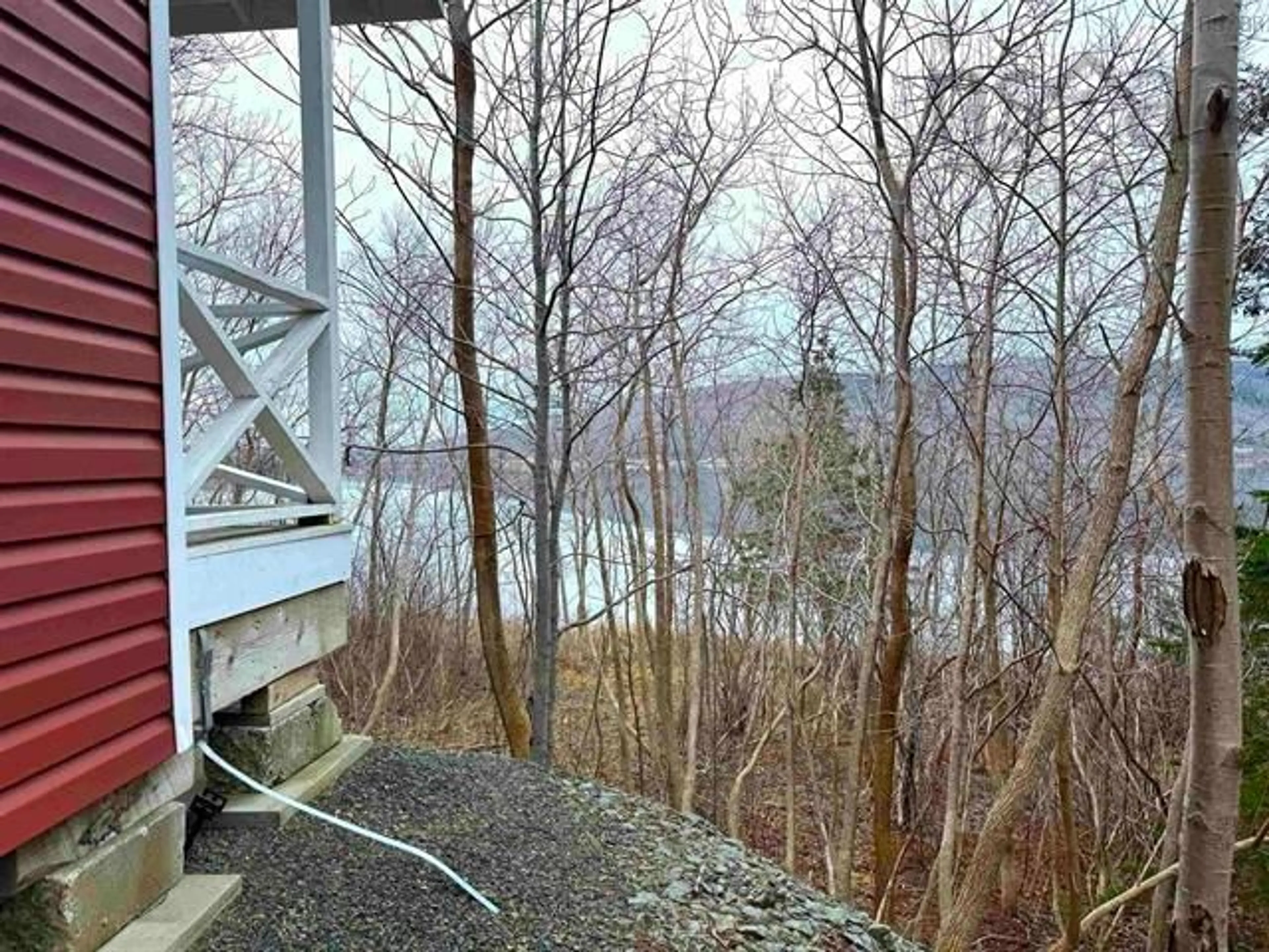 Balcony in the apartment, water/lake/river/ocean view for Highway 105, Whycocomagh Nova Scotia B0E 3M0
