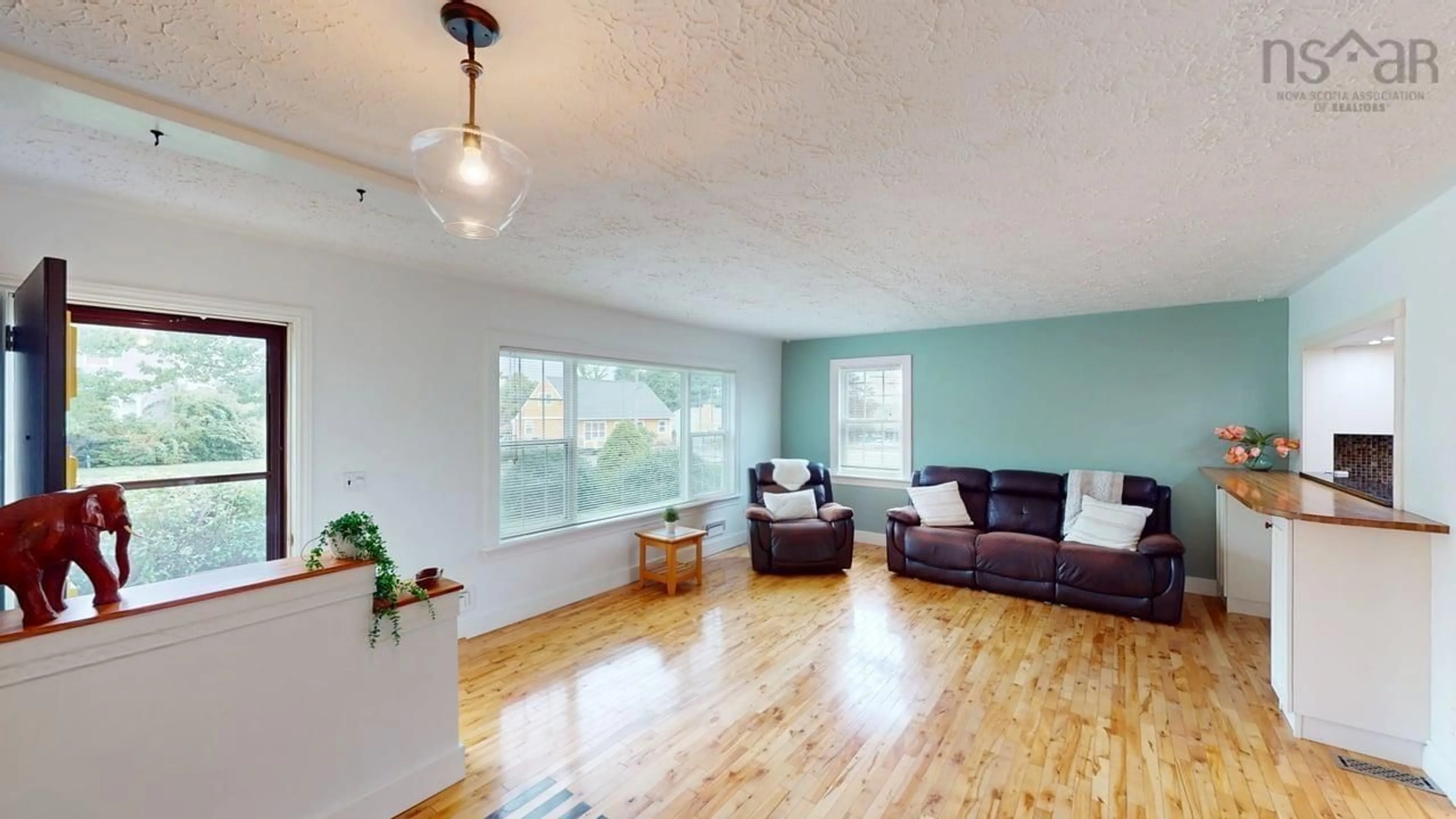 Living room with furniture, wood/laminate floor for 47 Macdonald St, Antigonish Nova Scotia B2G 1M6