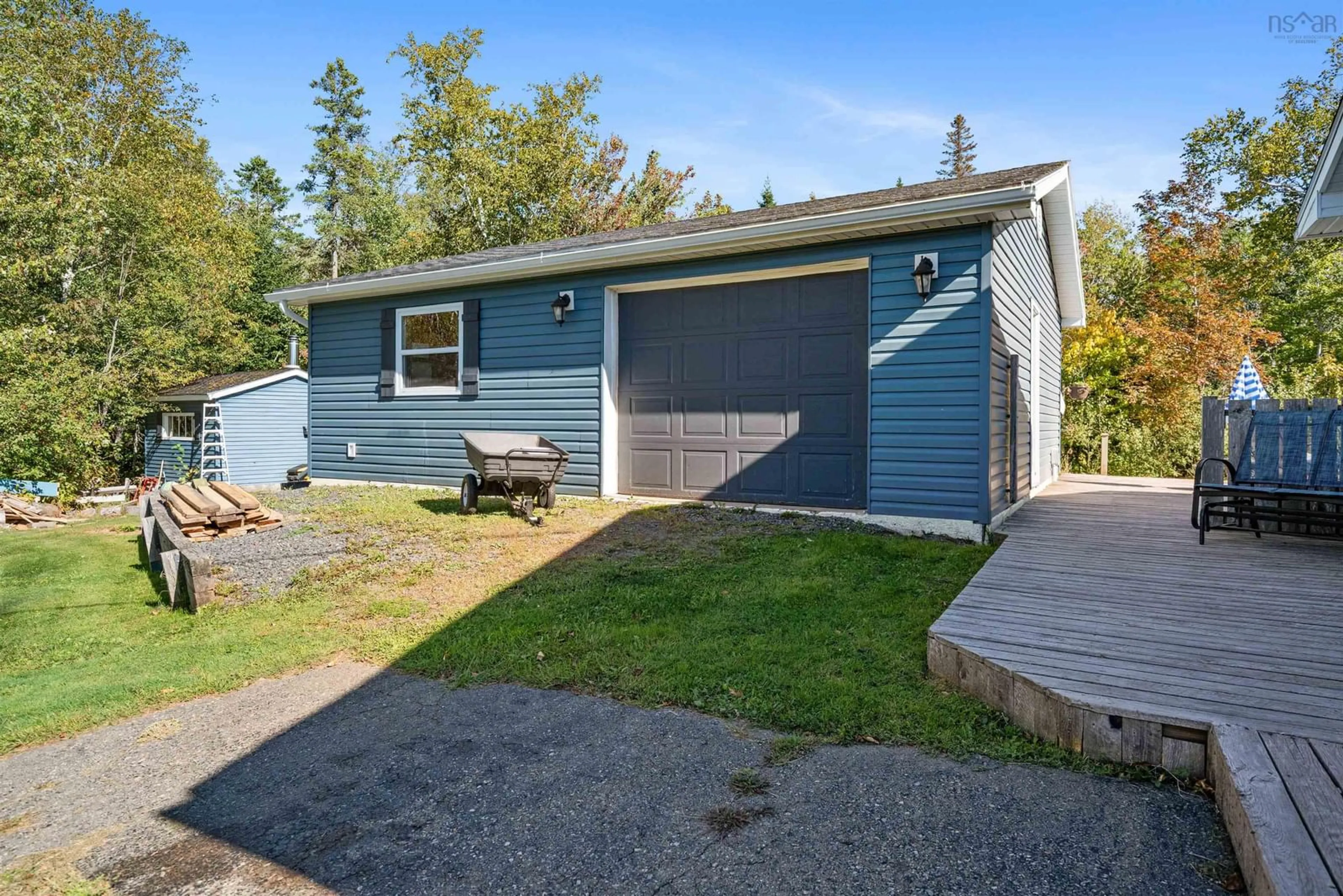 Home with vinyl exterior material, street for 2416 Millsville Rd, Millsville Nova Scotia B0K 1R0