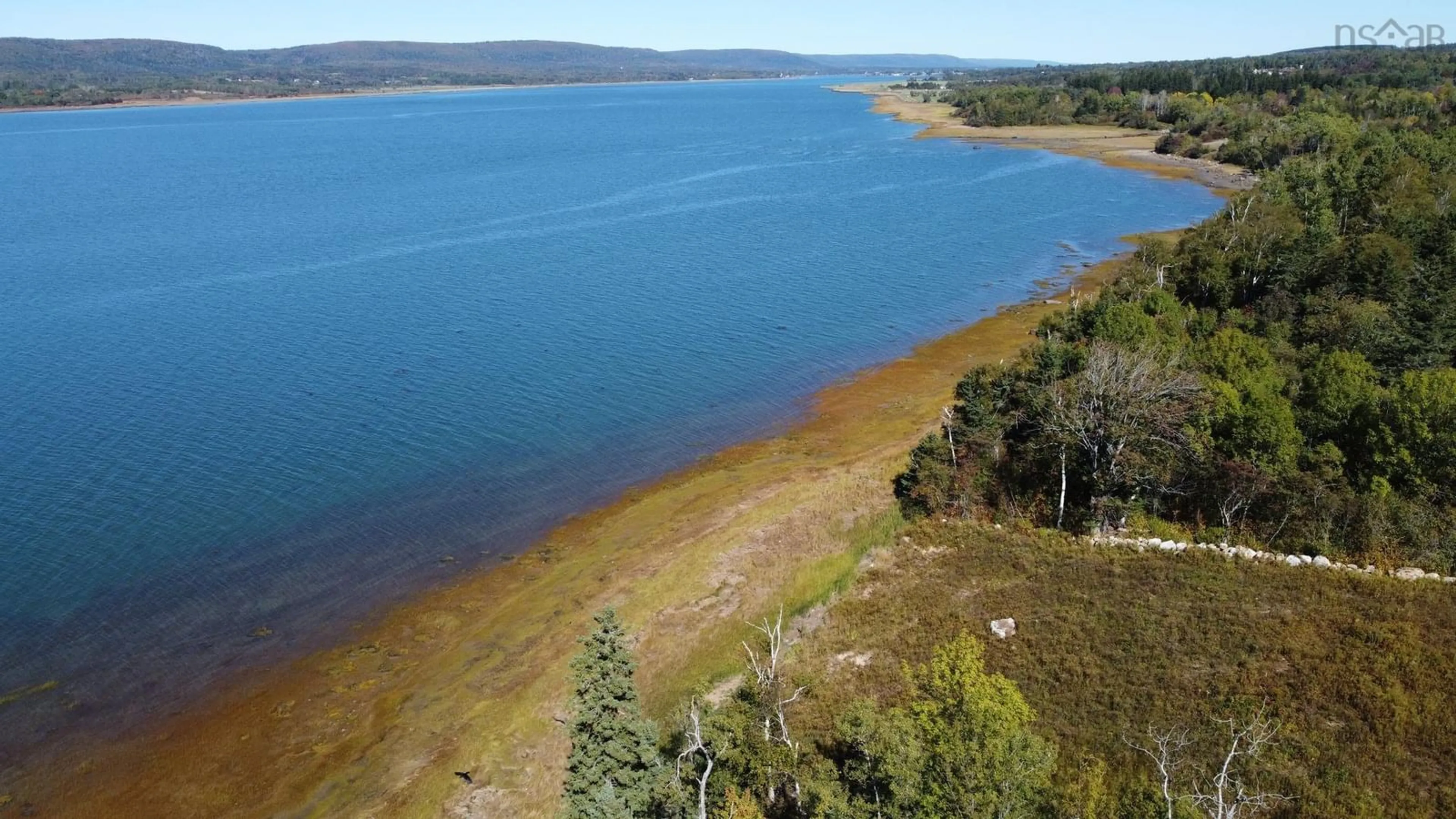 A pic from outside/outdoor area/front of a property/back of a property/a pic from drone, water/lake/river/ocean view for 2799 1 Hwy, Upper Clements Nova Scotia B0S 1A0