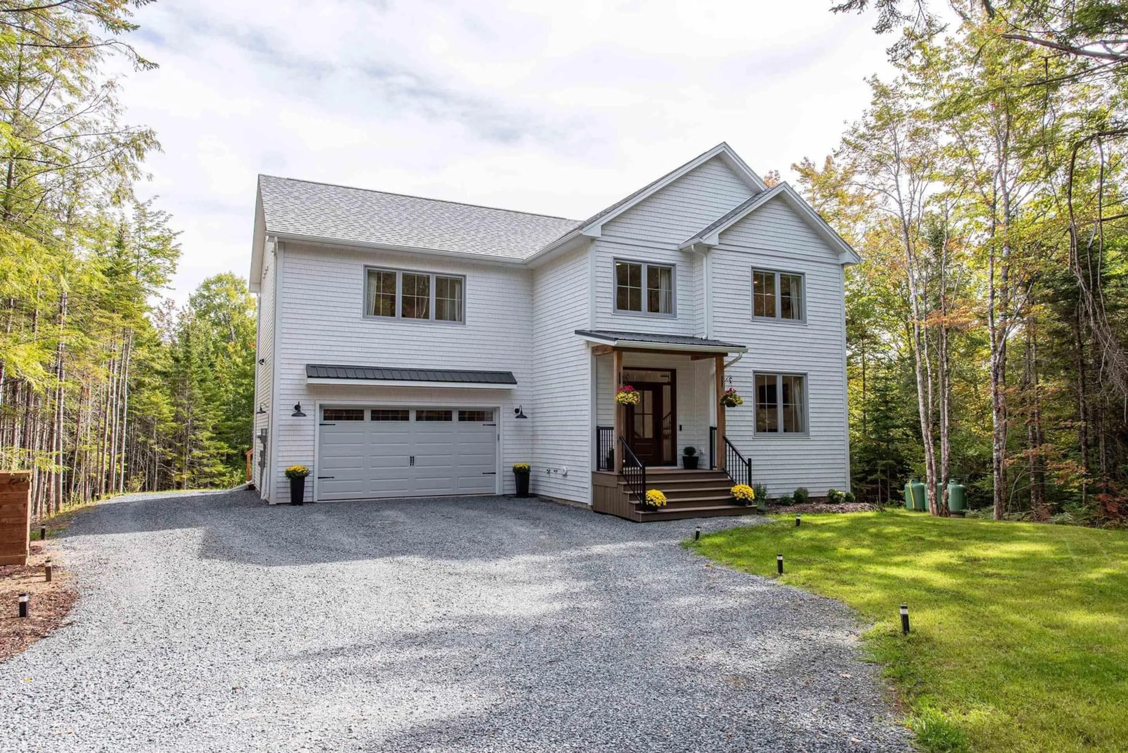 Home with brick exterior material, street for 92 Double Lane, Oakfield Nova Scotia B2T 0W4