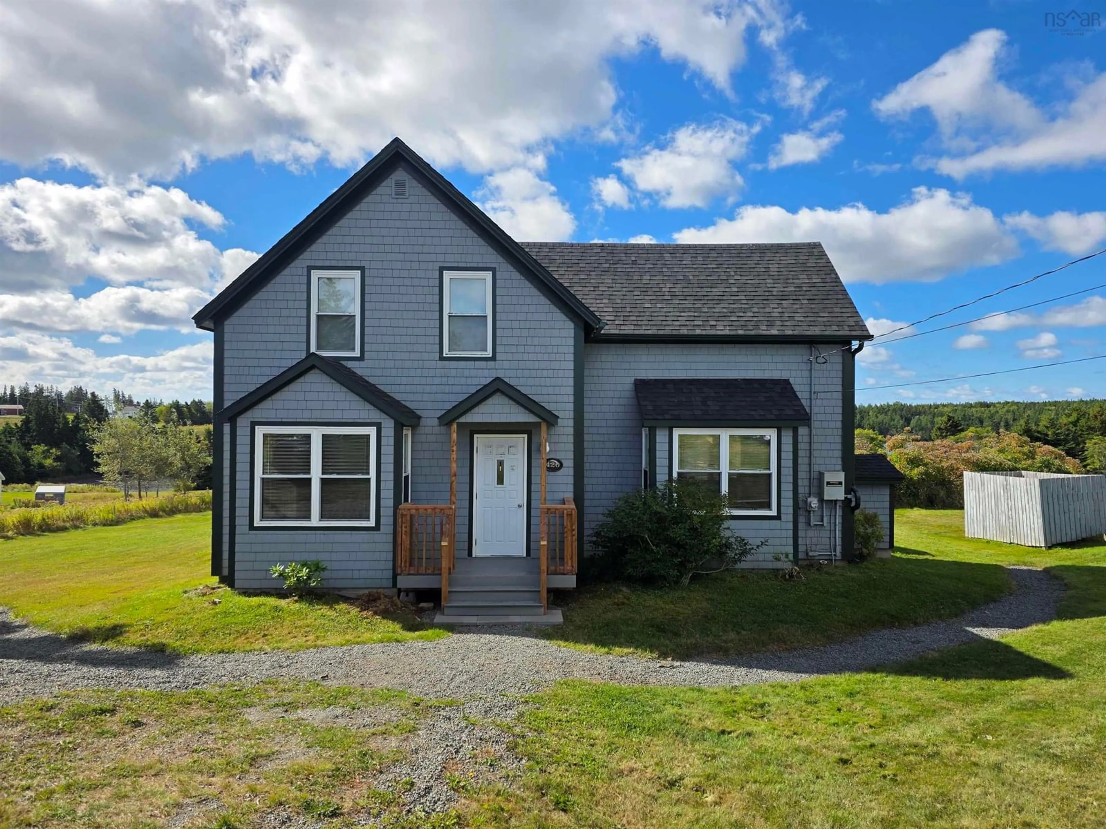 Home with vinyl exterior material, unknown for 420 Church Point Rd, River Bourgeois Nova Scotia B0E 2X0