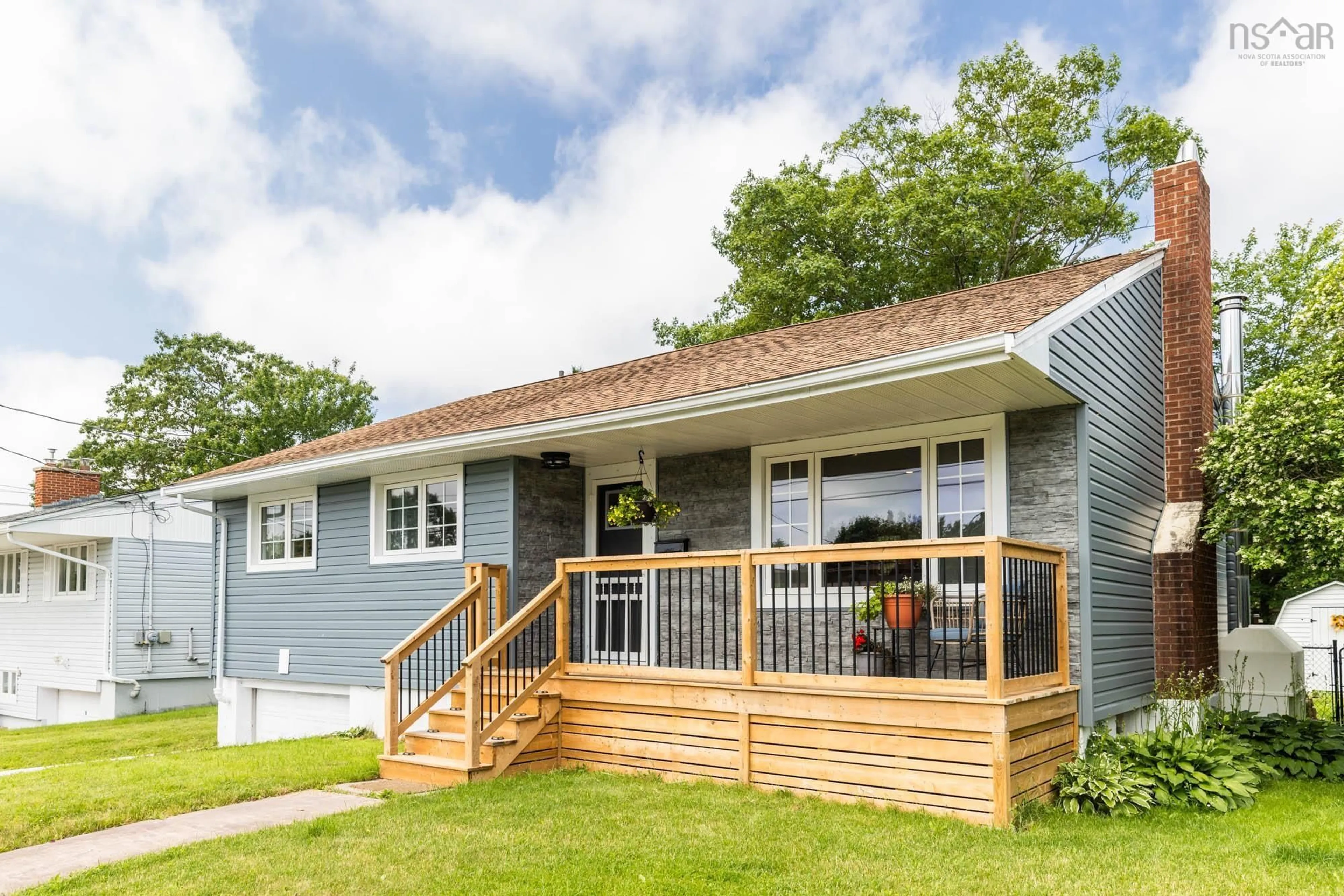 Home with vinyl exterior material, street for 91 Symonds St, Dartmouth Nova Scotia B3A 3M1