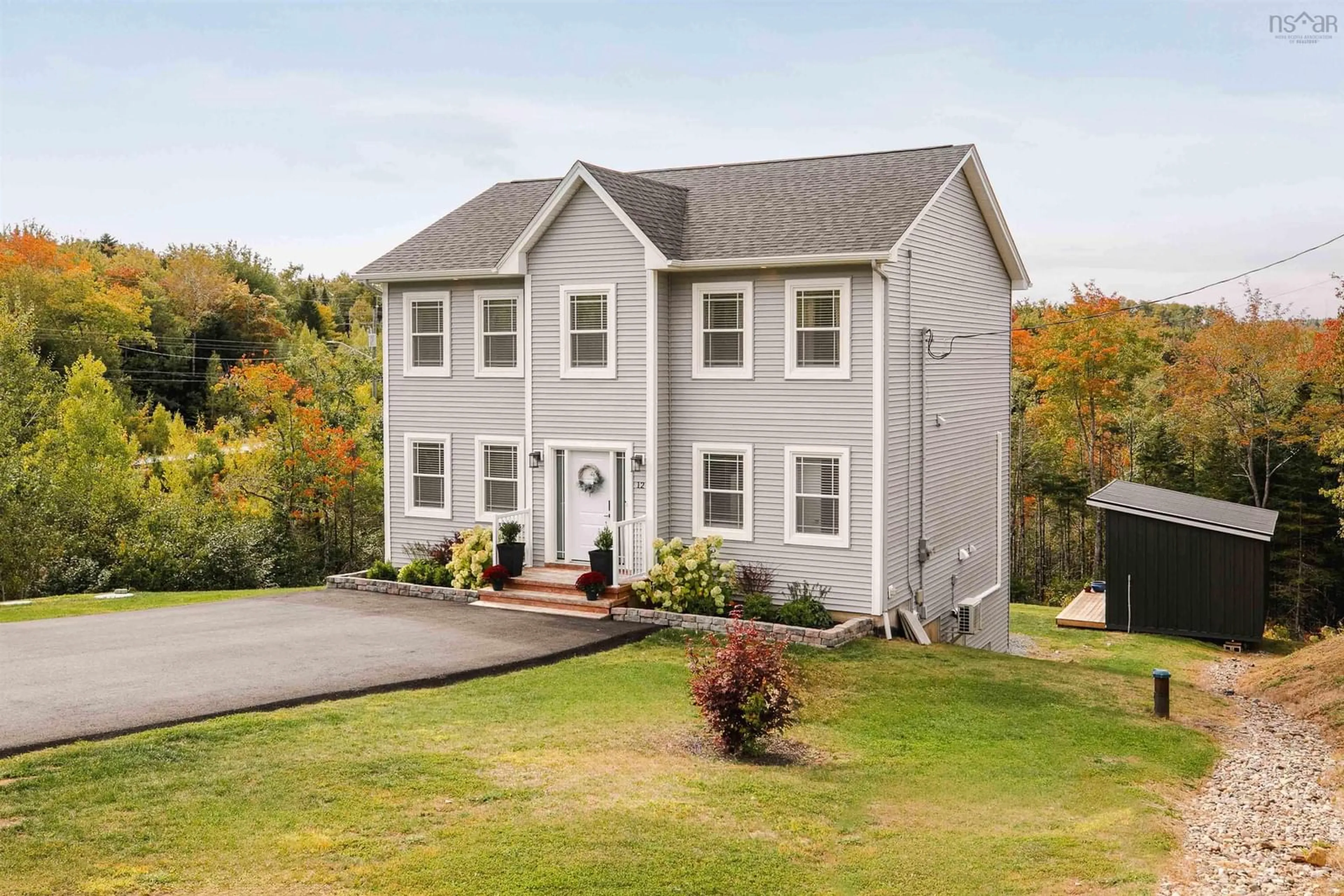 Home with vinyl exterior material, street for 12 Barnham Crt, Hammonds Plains Nova Scotia B4B 1V8