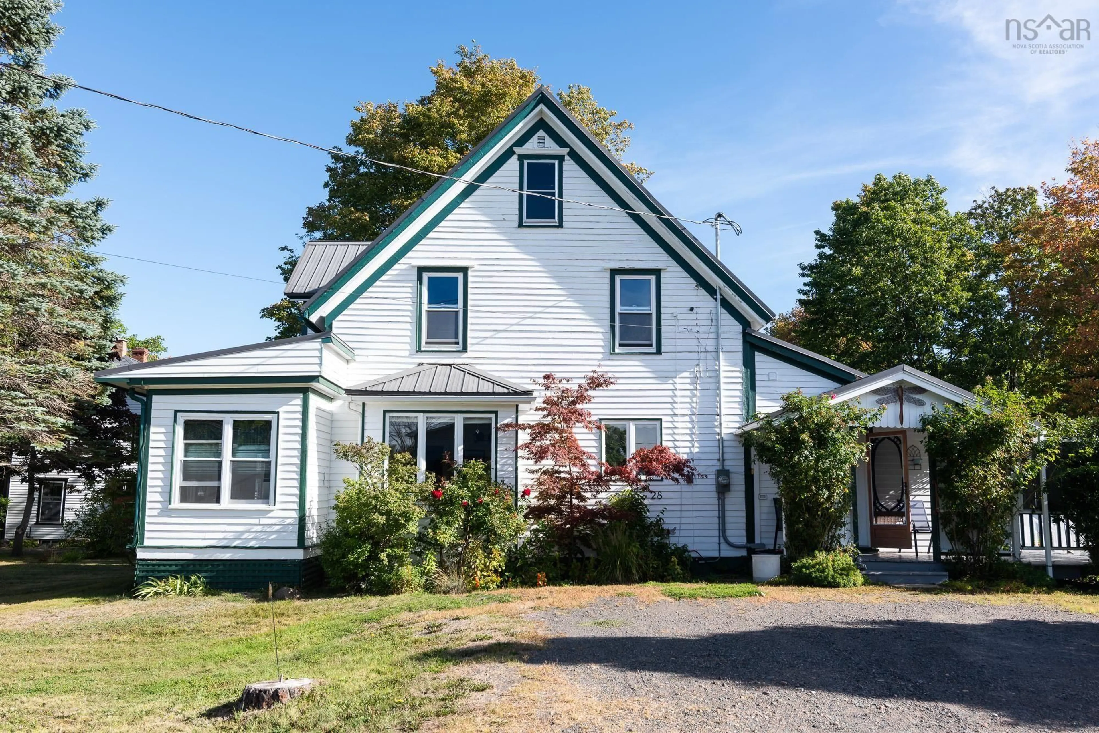 Home with vinyl exterior material, street for 28 Maple Ave, Tatamagouche Nova Scotia B0K 1V0