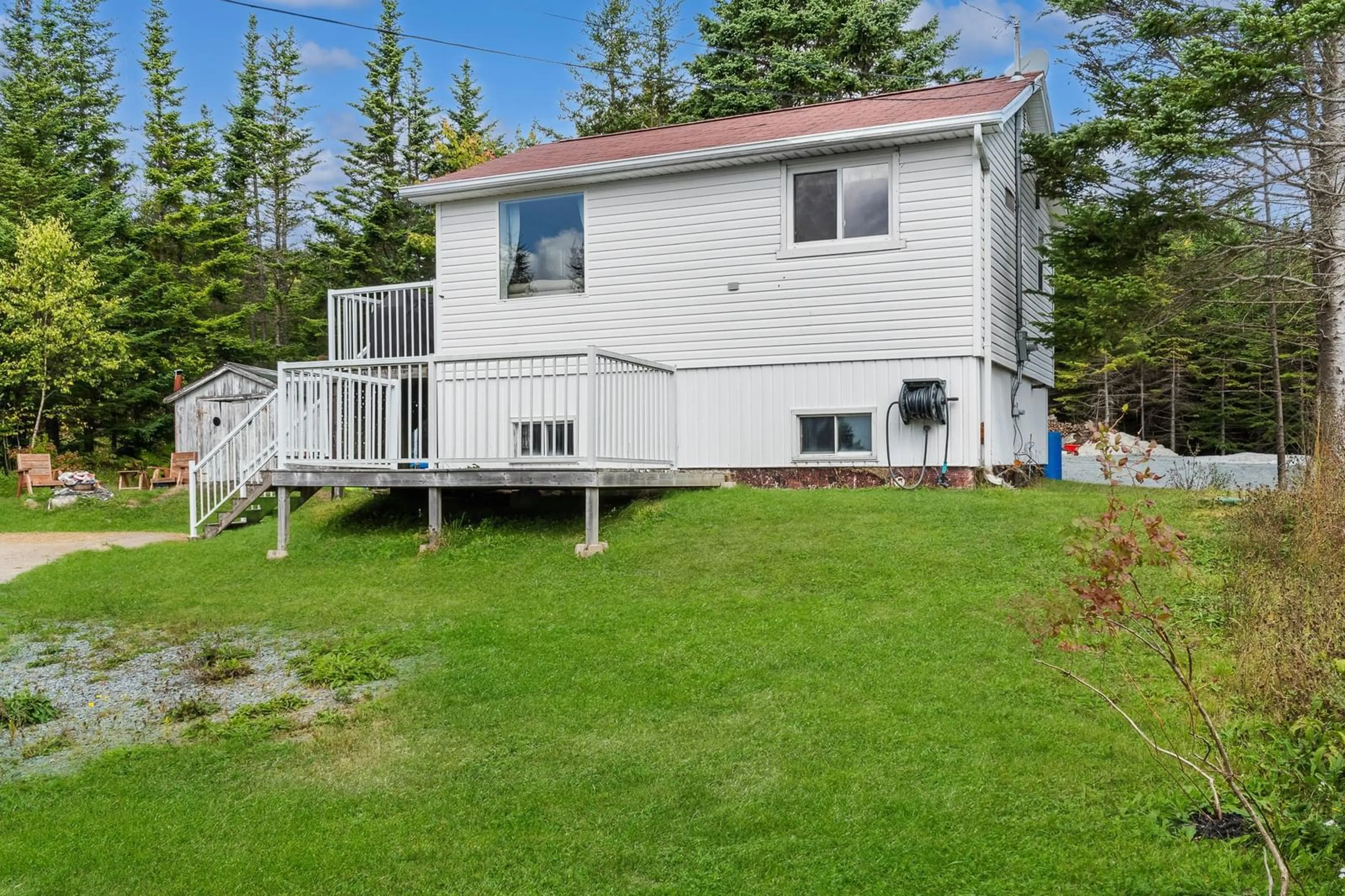 Patio, water/lake/river/ocean view for 10127 Highway 7, Salmon River Bridge Nova Scotia B0J 1W0