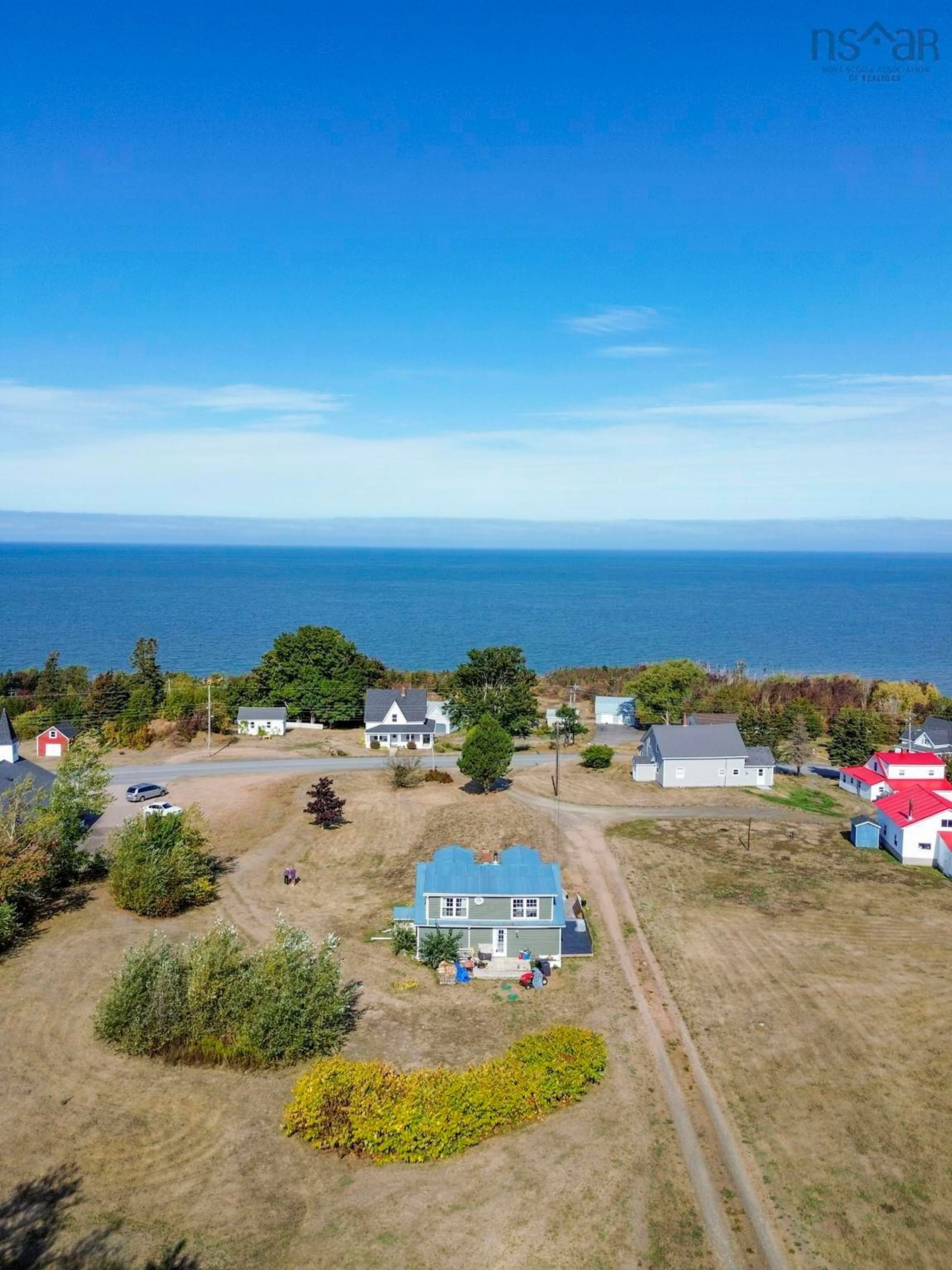 A pic from outside/outdoor area/front of a property/back of a property/a pic from drone, water/lake/river/ocean view for 3696 Shore Rd, Hillsburn Nova Scotia B0S 1A0