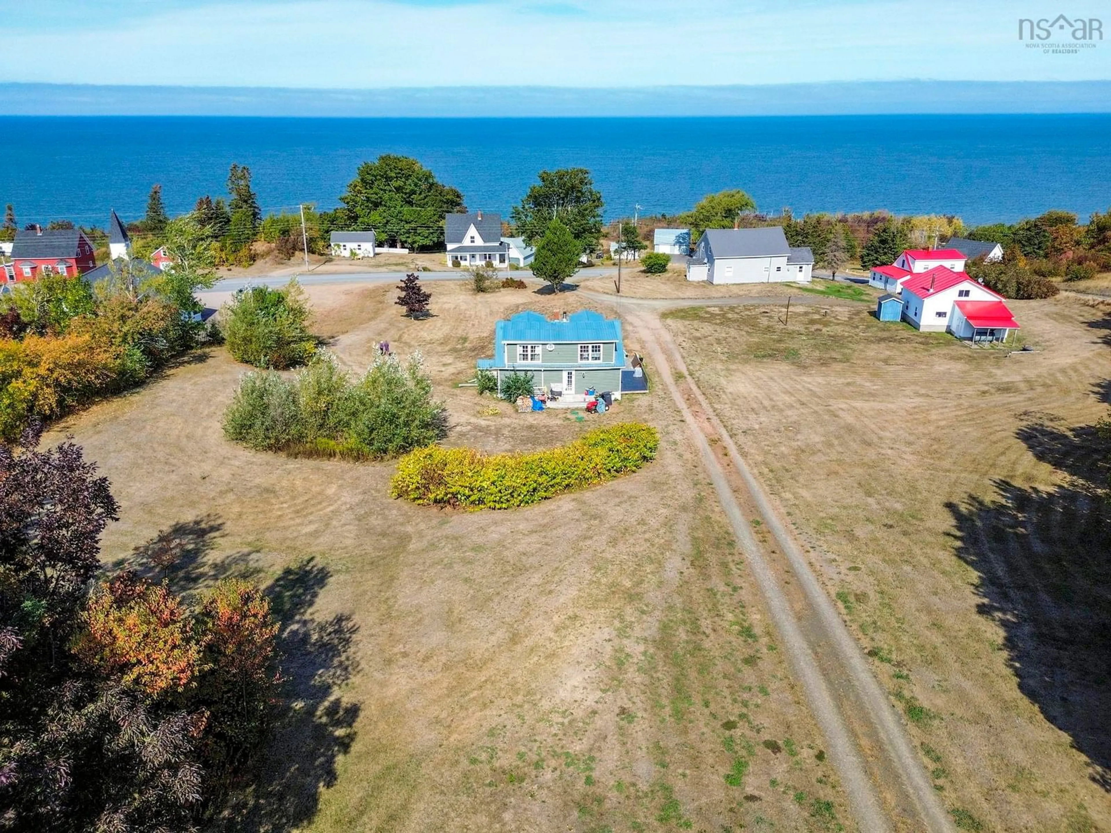 A pic from outside/outdoor area/front of a property/back of a property/a pic from drone, water/lake/river/ocean view for 3696 Shore Rd, Hillsburn Nova Scotia B0S 1A0