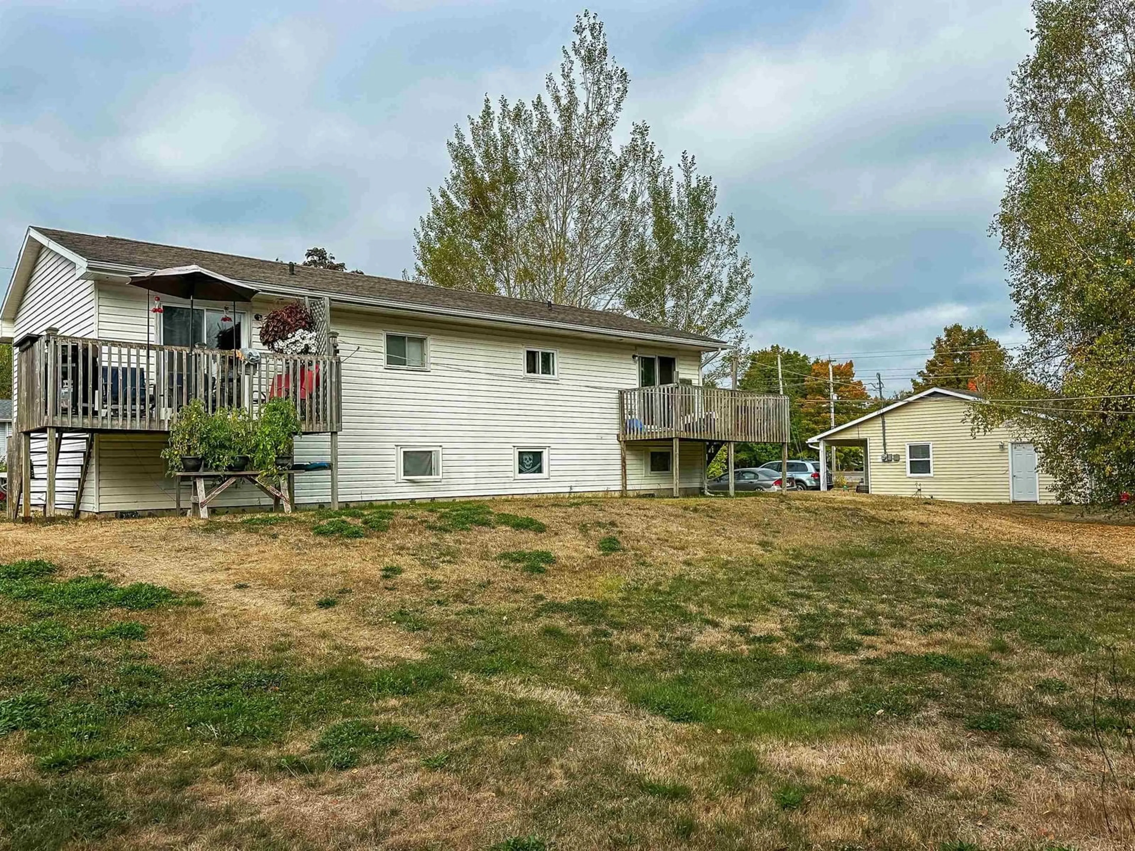 A pic from outside/outdoor area/front of a property/back of a property/a pic from drone, water/lake/river/ocean view for 1142/1144 Andringa Dr, Cambridge Nova Scotia B0P 1G0