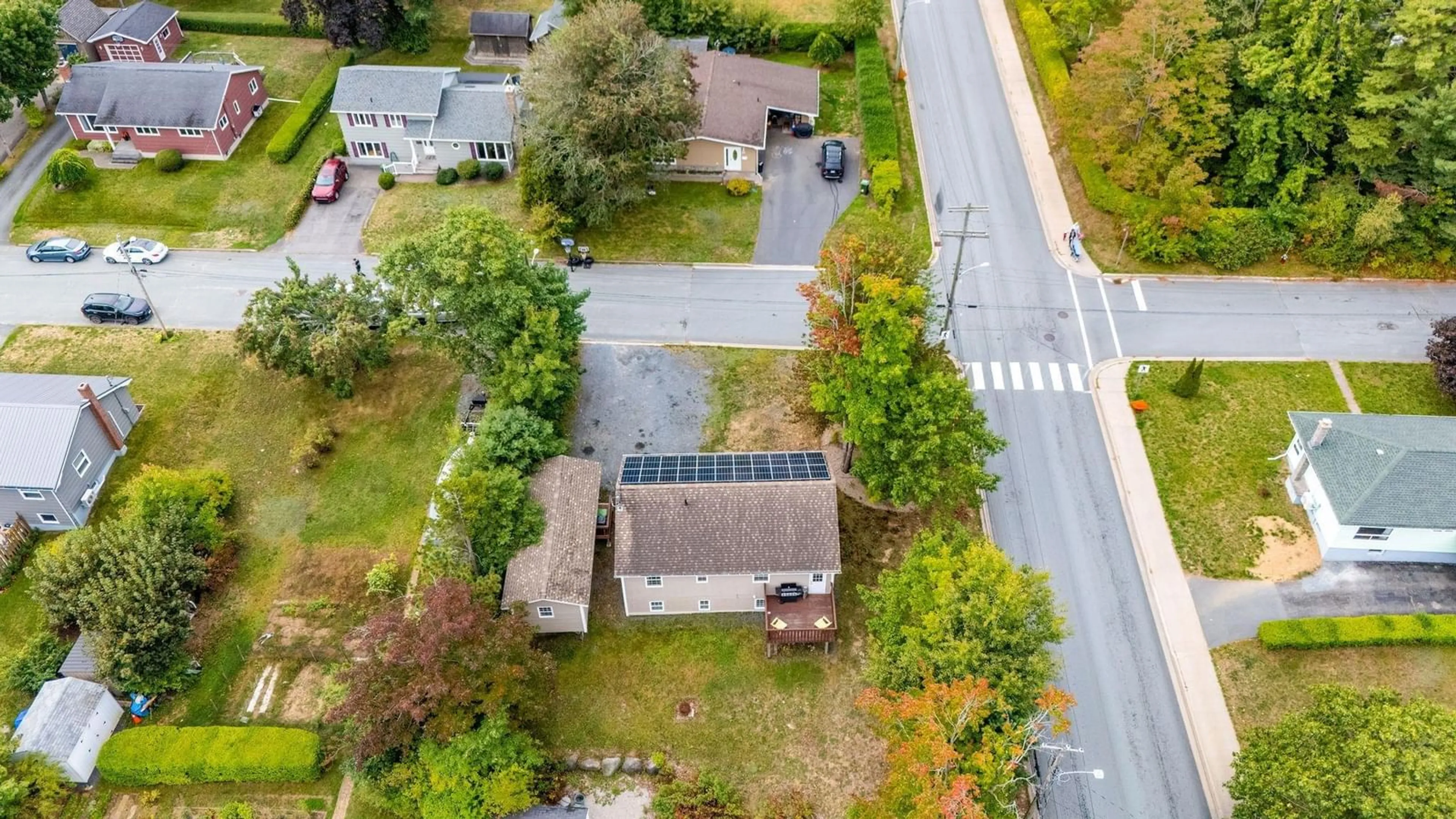 A pic from outside/outdoor area/front of a property/back of a property/a pic from drone, street for 28 Forest Hill Rd, Bridgewater Nova Scotia B4V 1T8