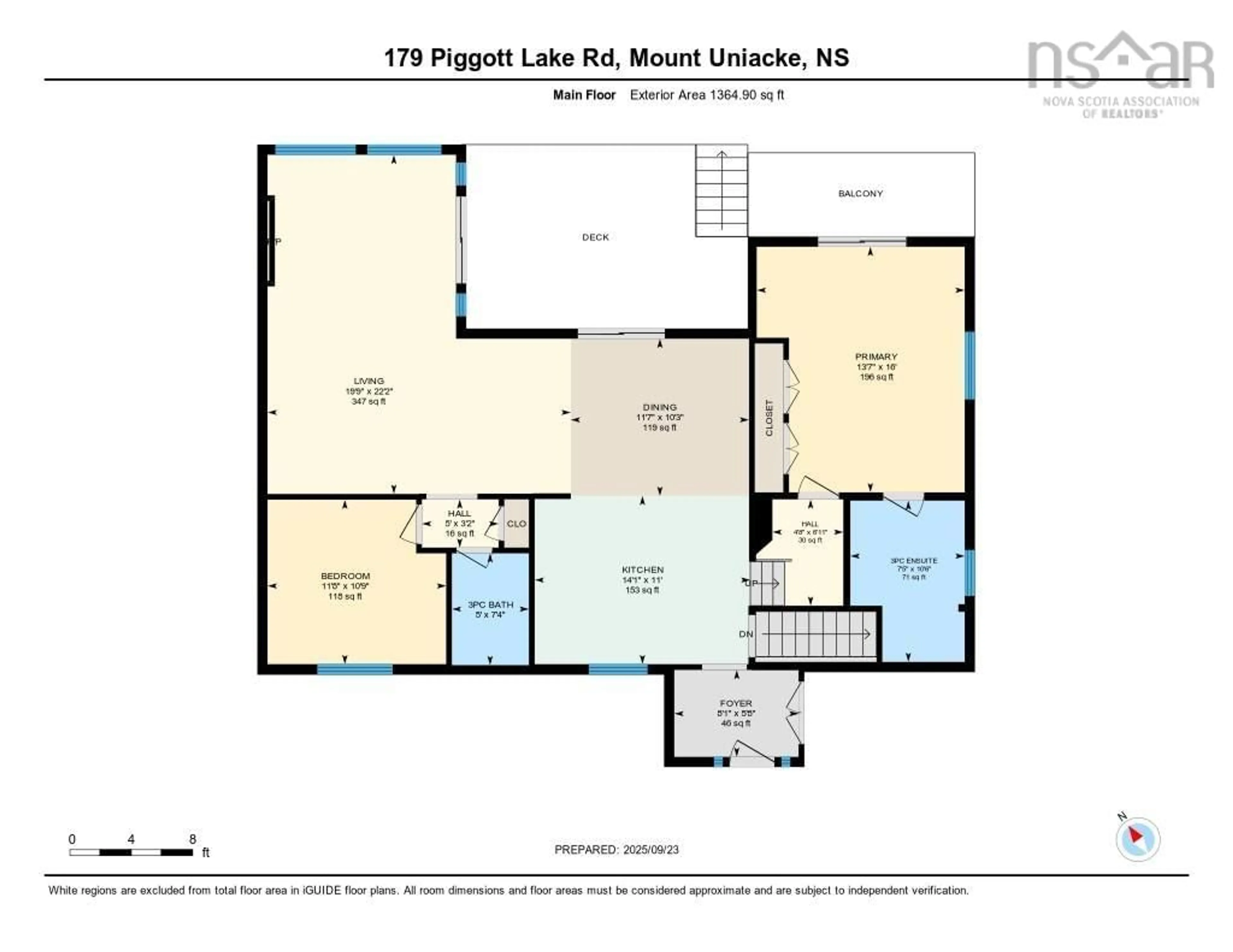 Floor plan for 179 Piggott Lake Rd, Lakelands Nova Scotia B0N 1Z0