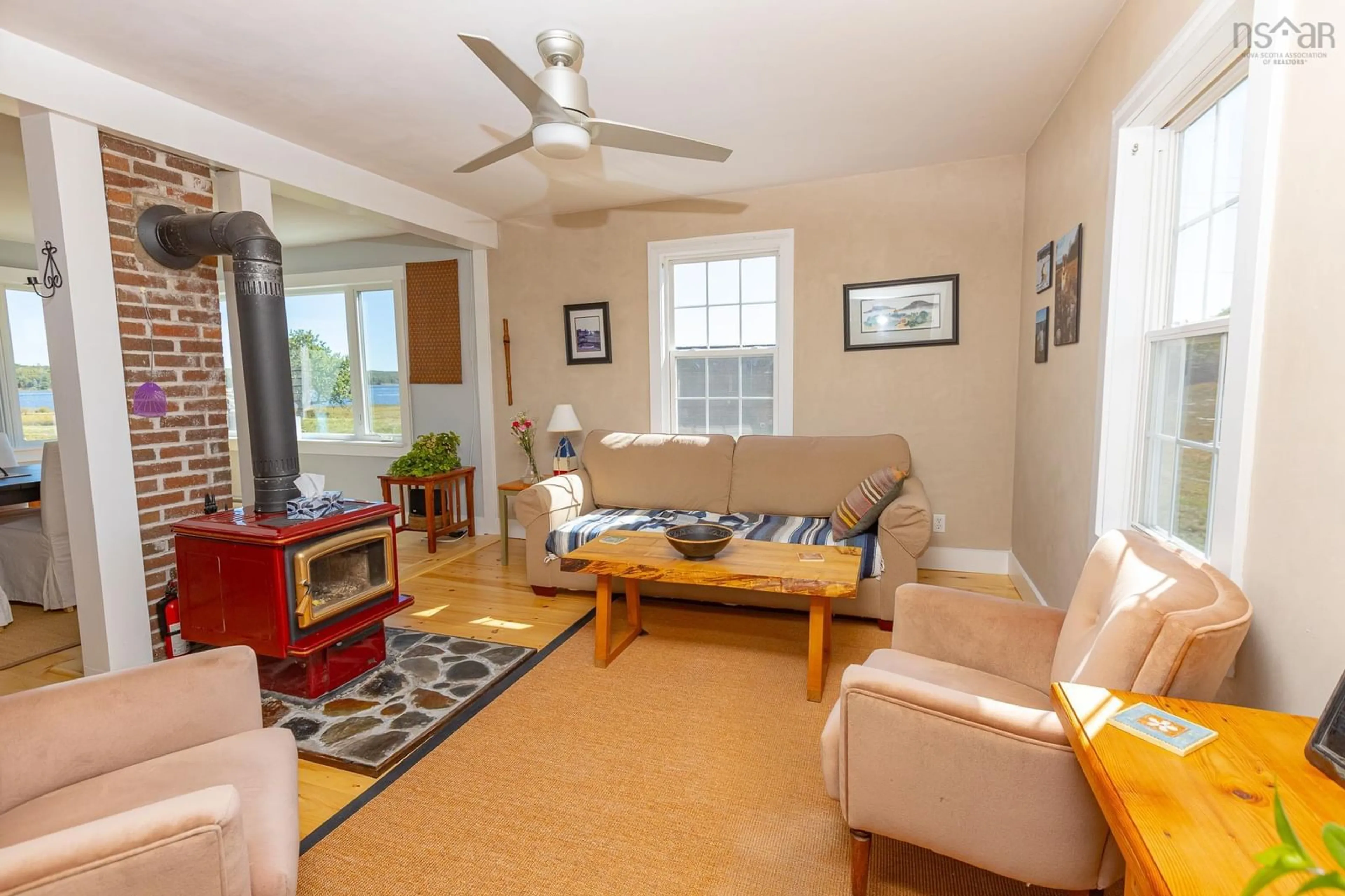 Living room with furniture, unknown for 343 West Sable Rd, Sable River Nova Scotia B0T 1V0