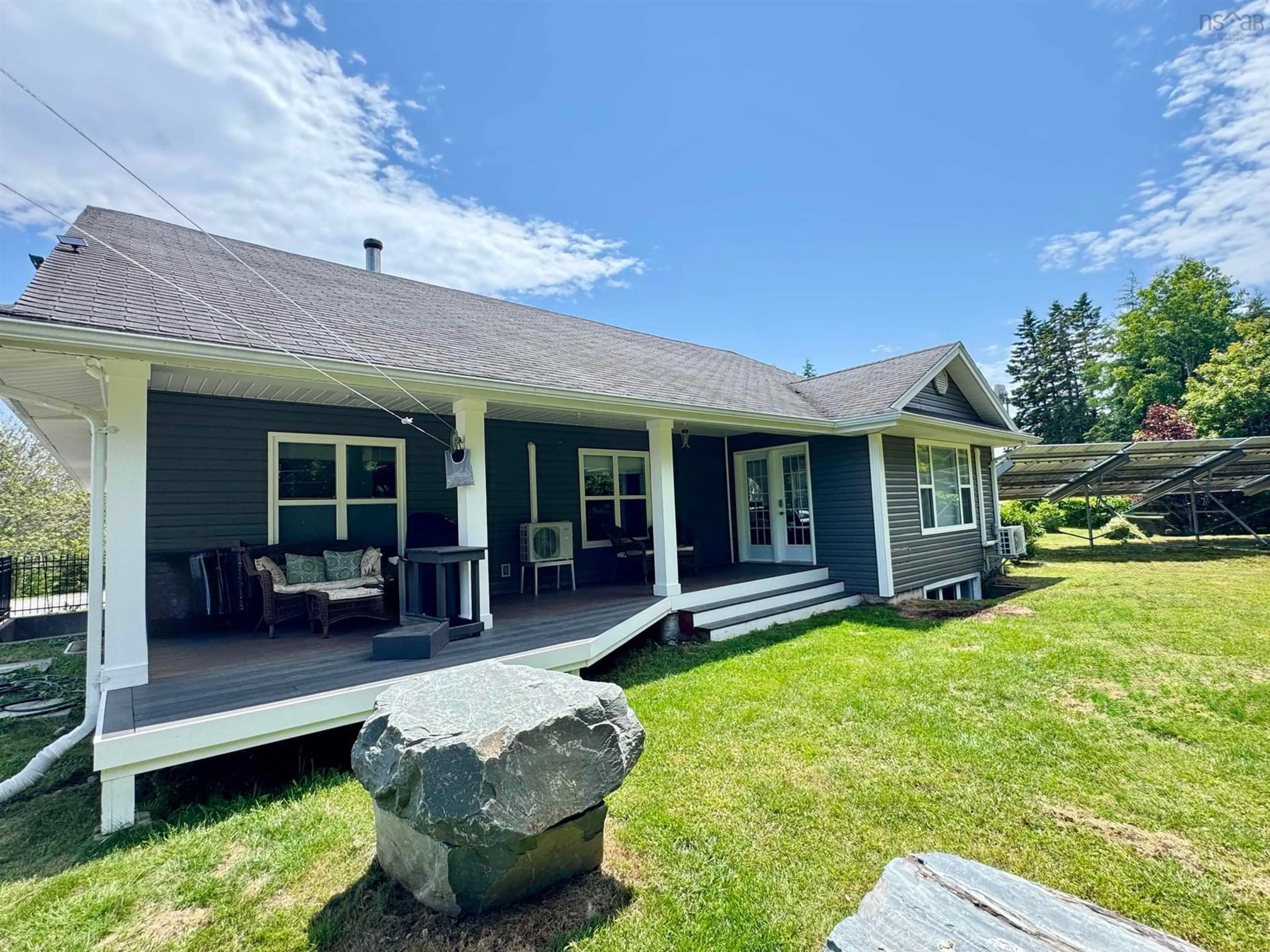 A pic from outside/outdoor area/front of a property/back of a property/a pic from drone, unknown for 11 Old Cabin Lake Rd, Lake Charlotte Nova Scotia B0J 2L0