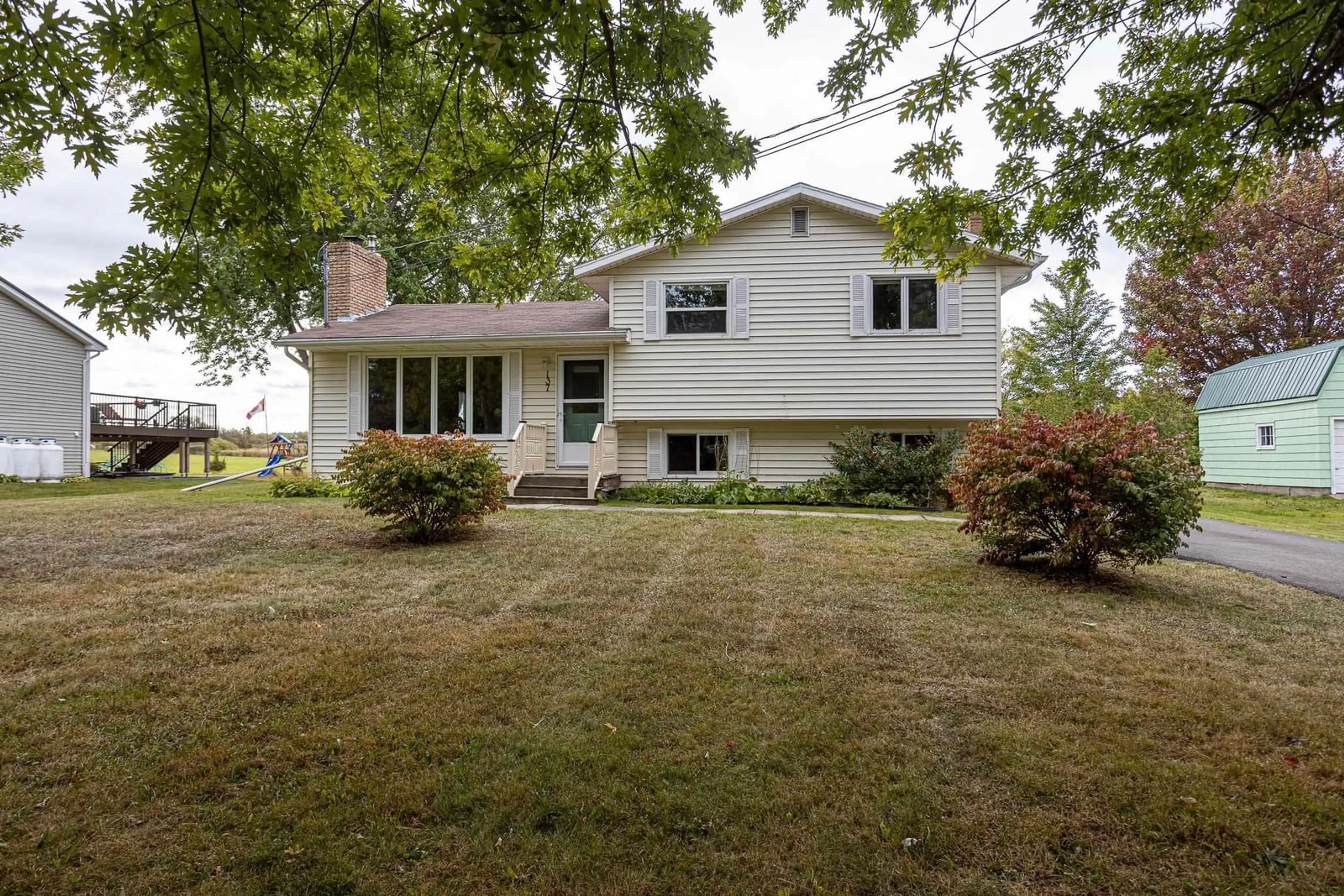 Home with vinyl exterior material, street for 137 Tideview Dr, Lower Truro Nova Scotia B6L 1V3