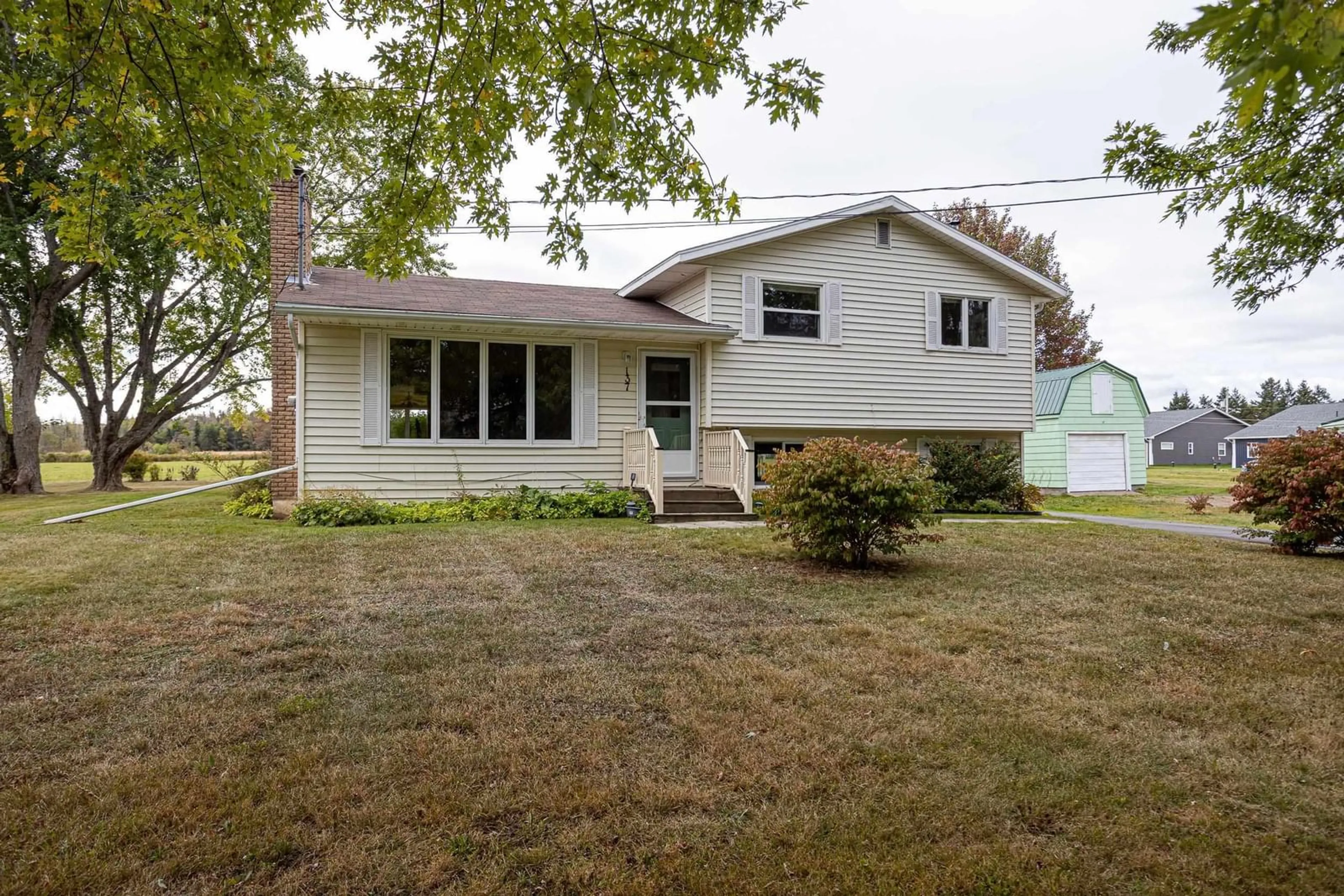 Home with vinyl exterior material, street for 137 Tideview Dr, Lower Truro Nova Scotia B6L 1V3