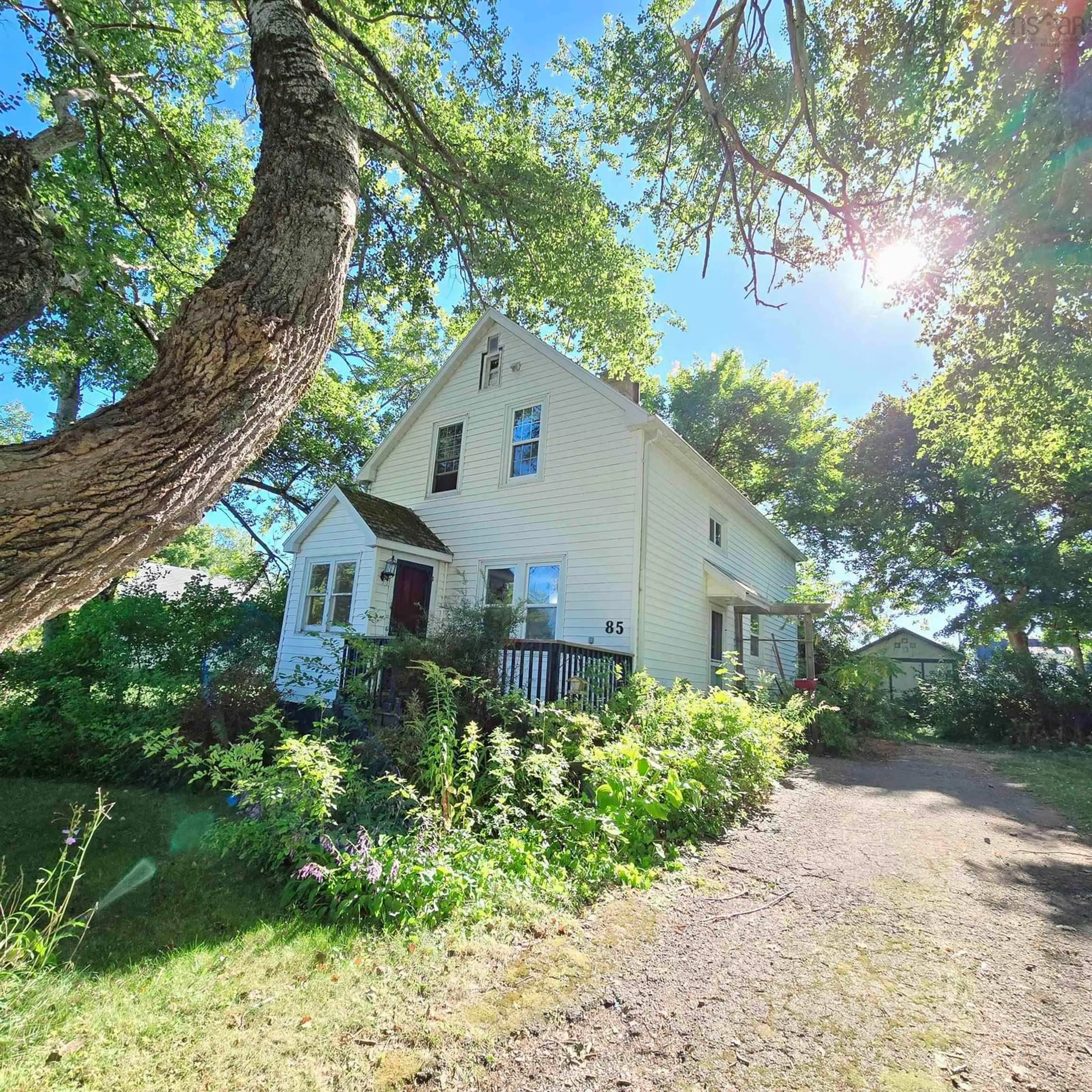 A pic from outside/outdoor area/front of a property/back of a property/a pic from drone, street for 85 Ingrahams Lane, Westmount Nova Scotia B1R 1M4