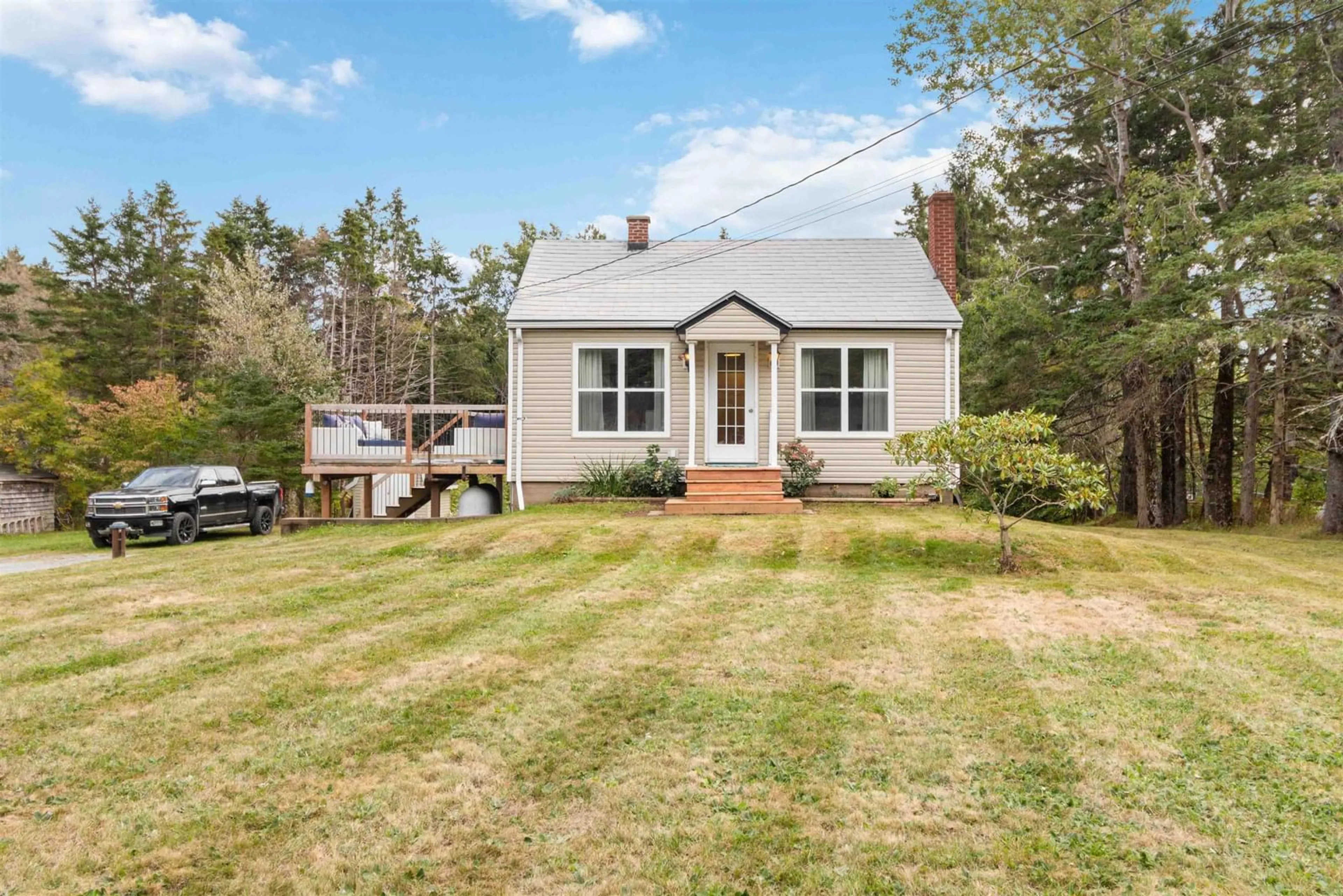 A pic from outside/outdoor area/front of a property/back of a property/a pic from drone, street for 5808 Highway 7, Head Of Chezzetcook Nova Scotia B3E 0G5