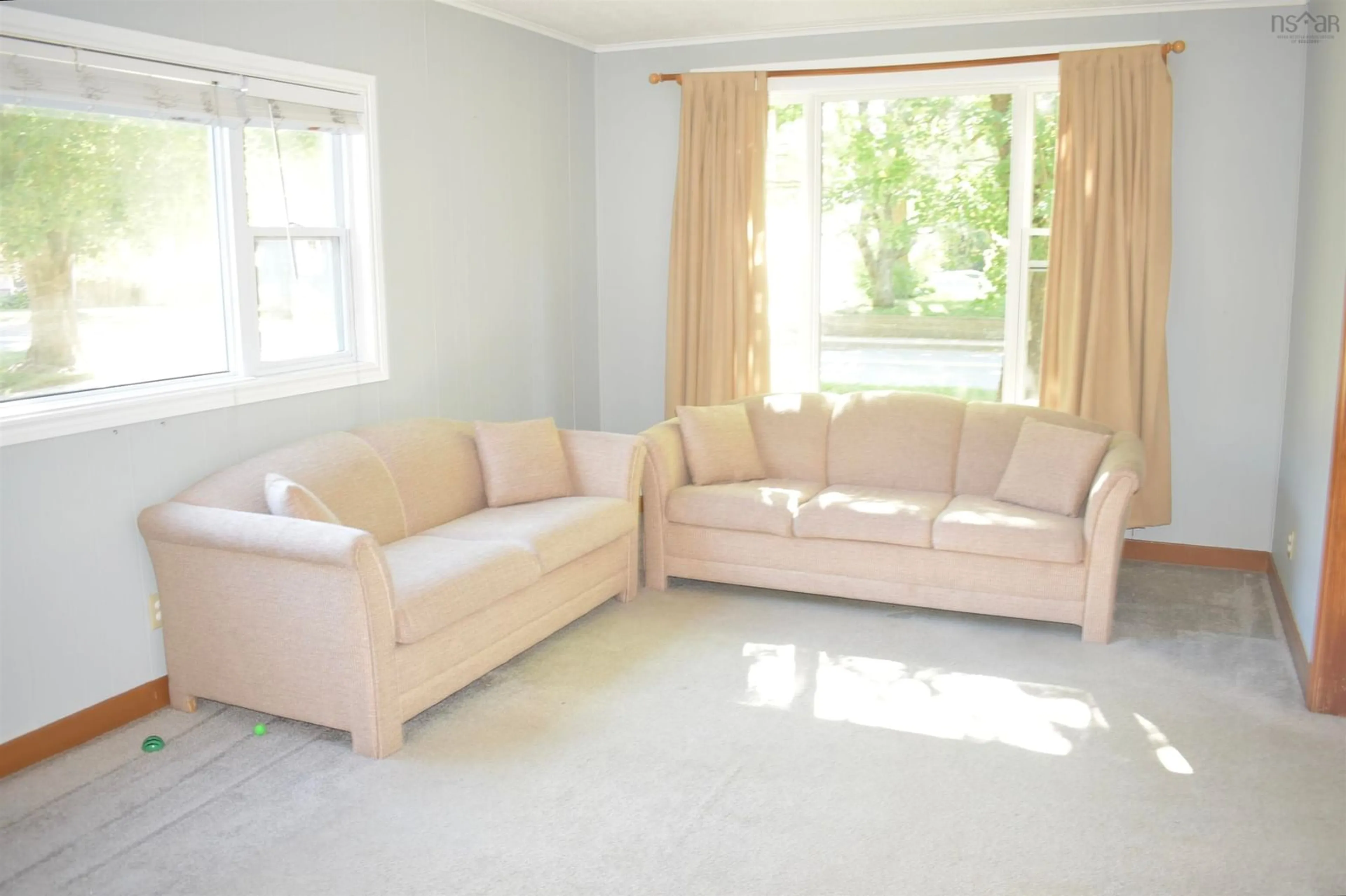 Living room with furniture, unknown for 112 Bristol Ave, Liverpool Nova Scotia B0T 1K0