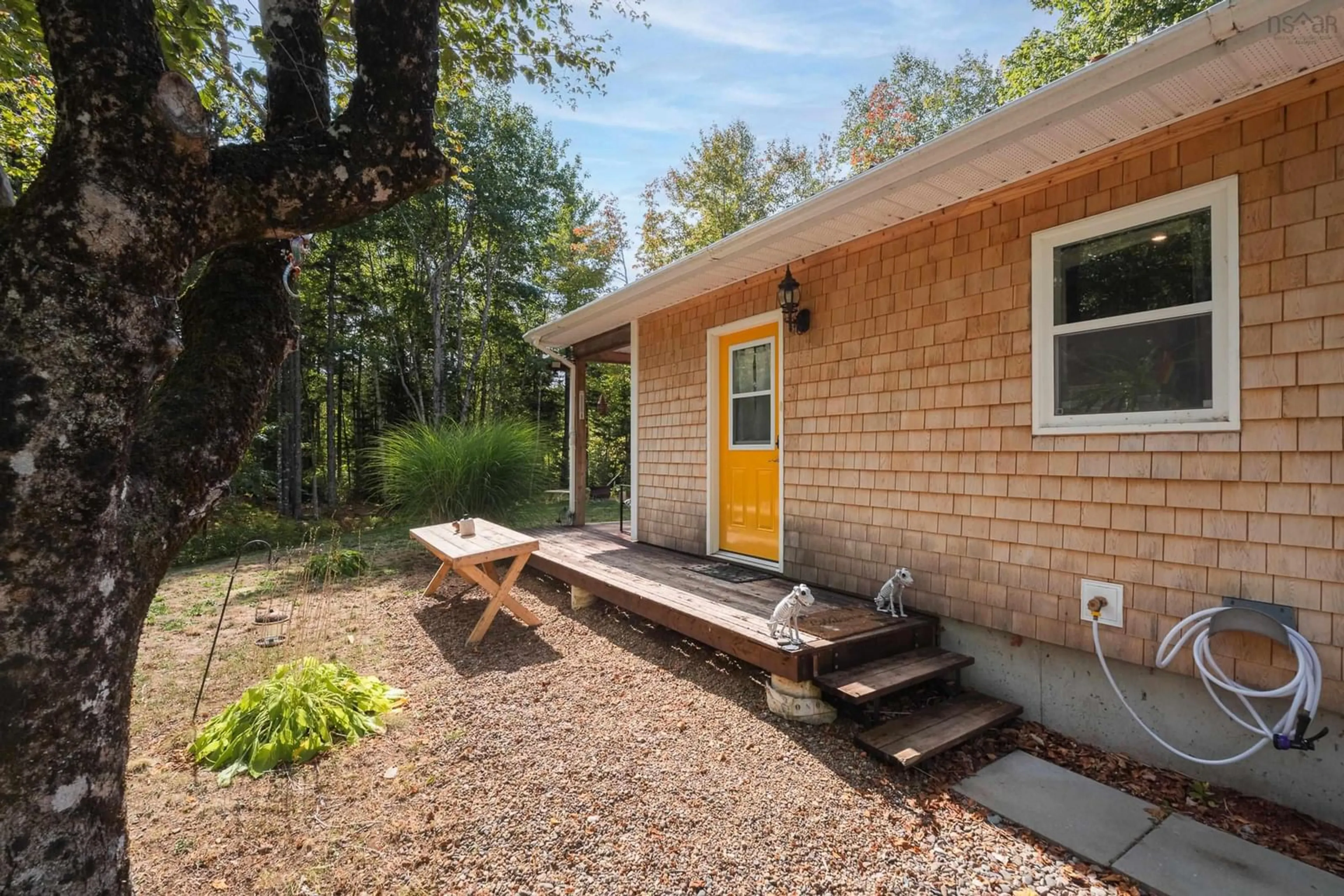 Home with brick exterior material, forest/trees view for 421 Lake Dr, Tupper Lake Nova Scotia B0P 1G0