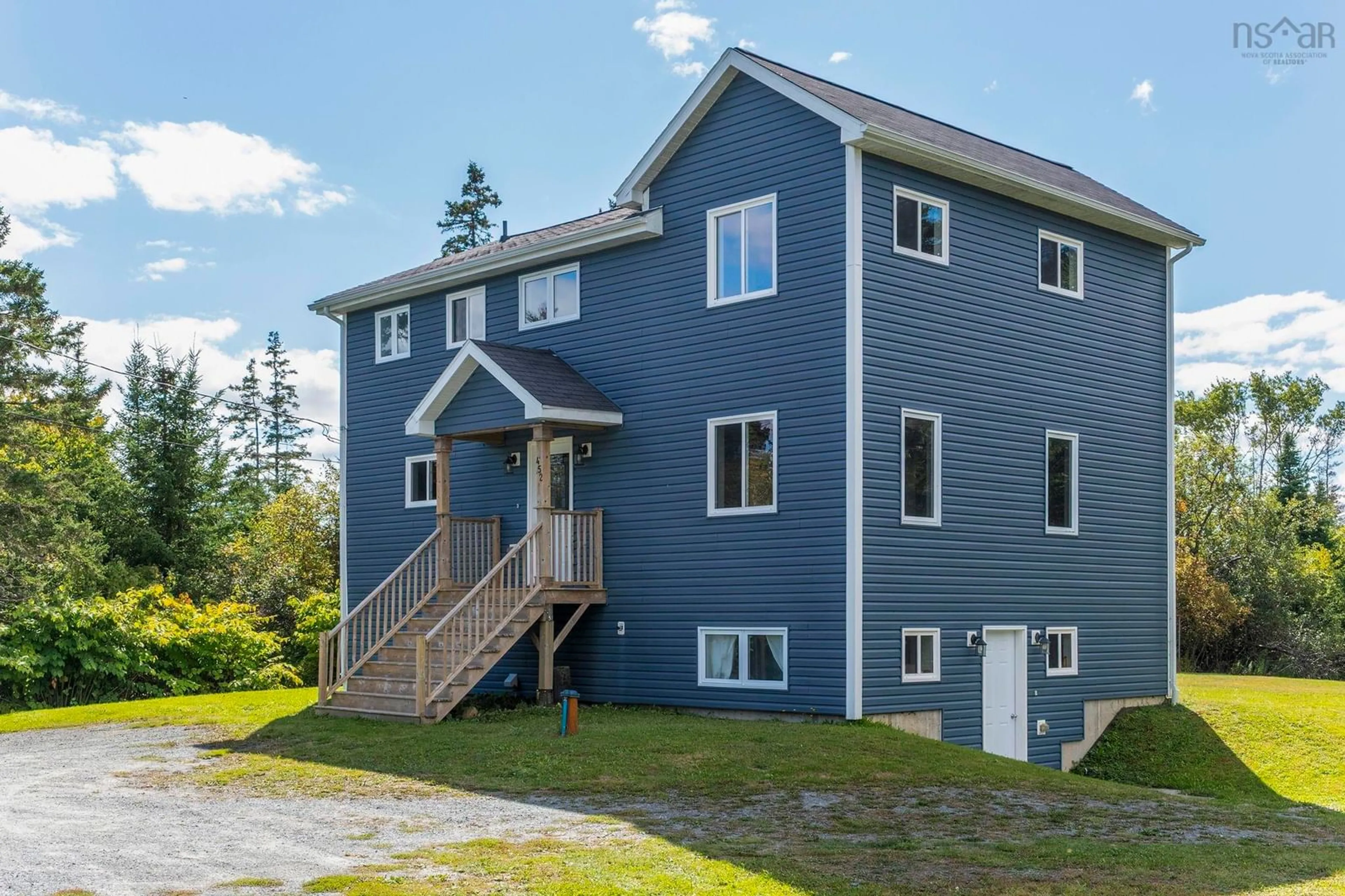 A pic from outside/outdoor area/front of a property/back of a property/a pic from drone, building for 452 East Chezzetcook Rd, East Chezzetcook Nova Scotia B0J 2L0