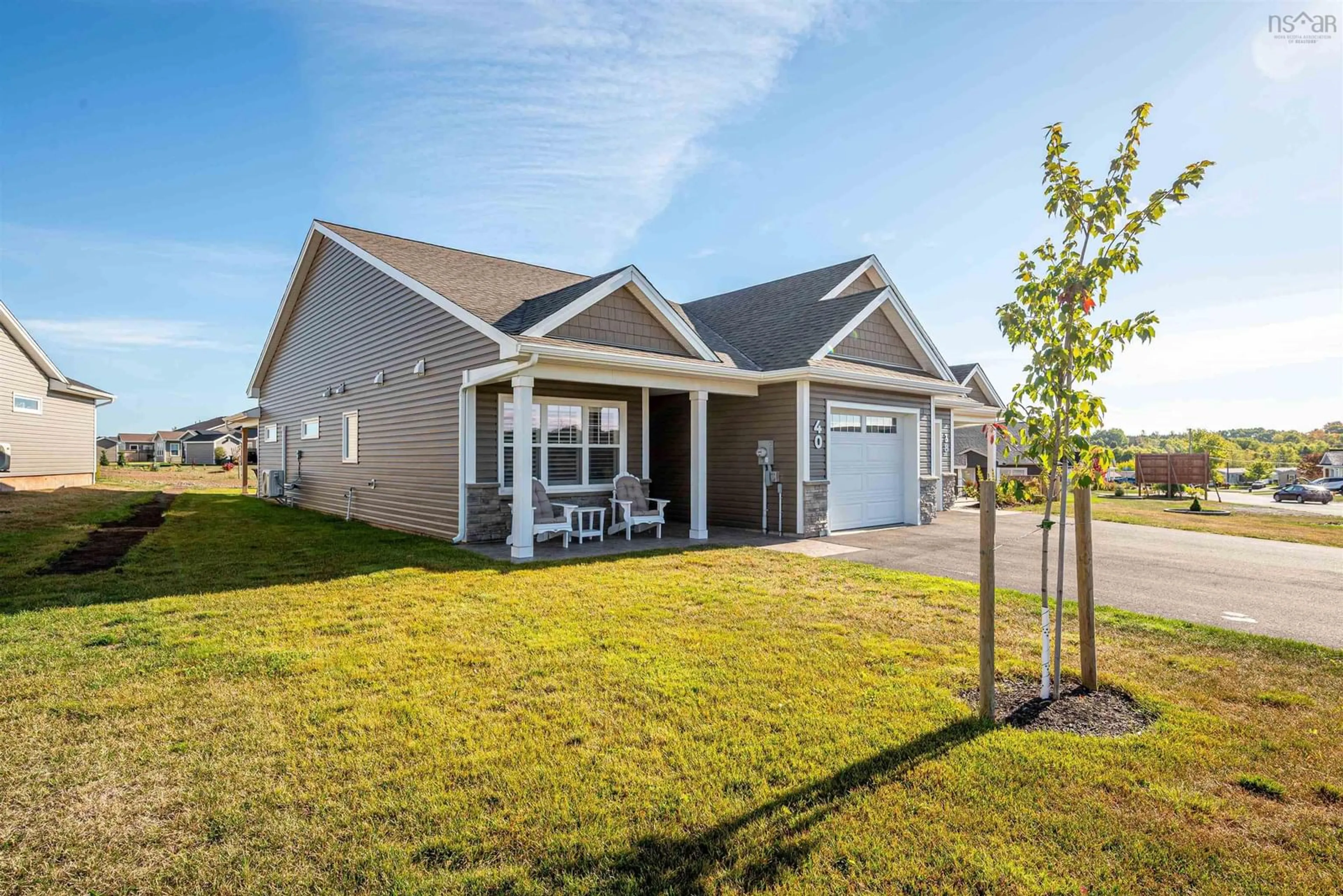 Home with vinyl exterior material, street for 40 Community Way, Garlands Crossing Nova Scotia B0N 2T0
