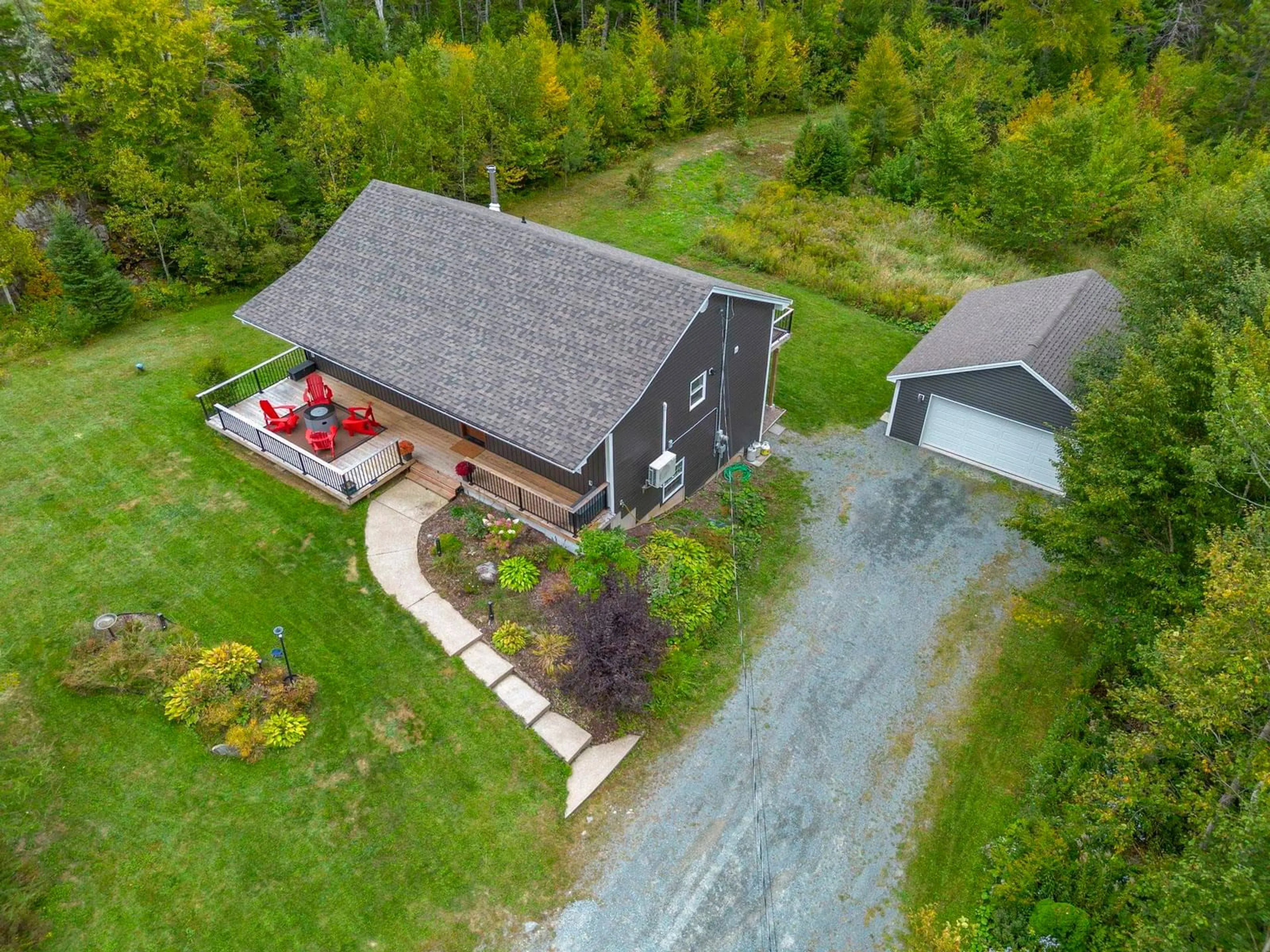 A pic from outside/outdoor area/front of a property/back of a property/a pic from drone, unknown for 64 Sandy Lane, Porters Lake Nova Scotia B3E 1N6