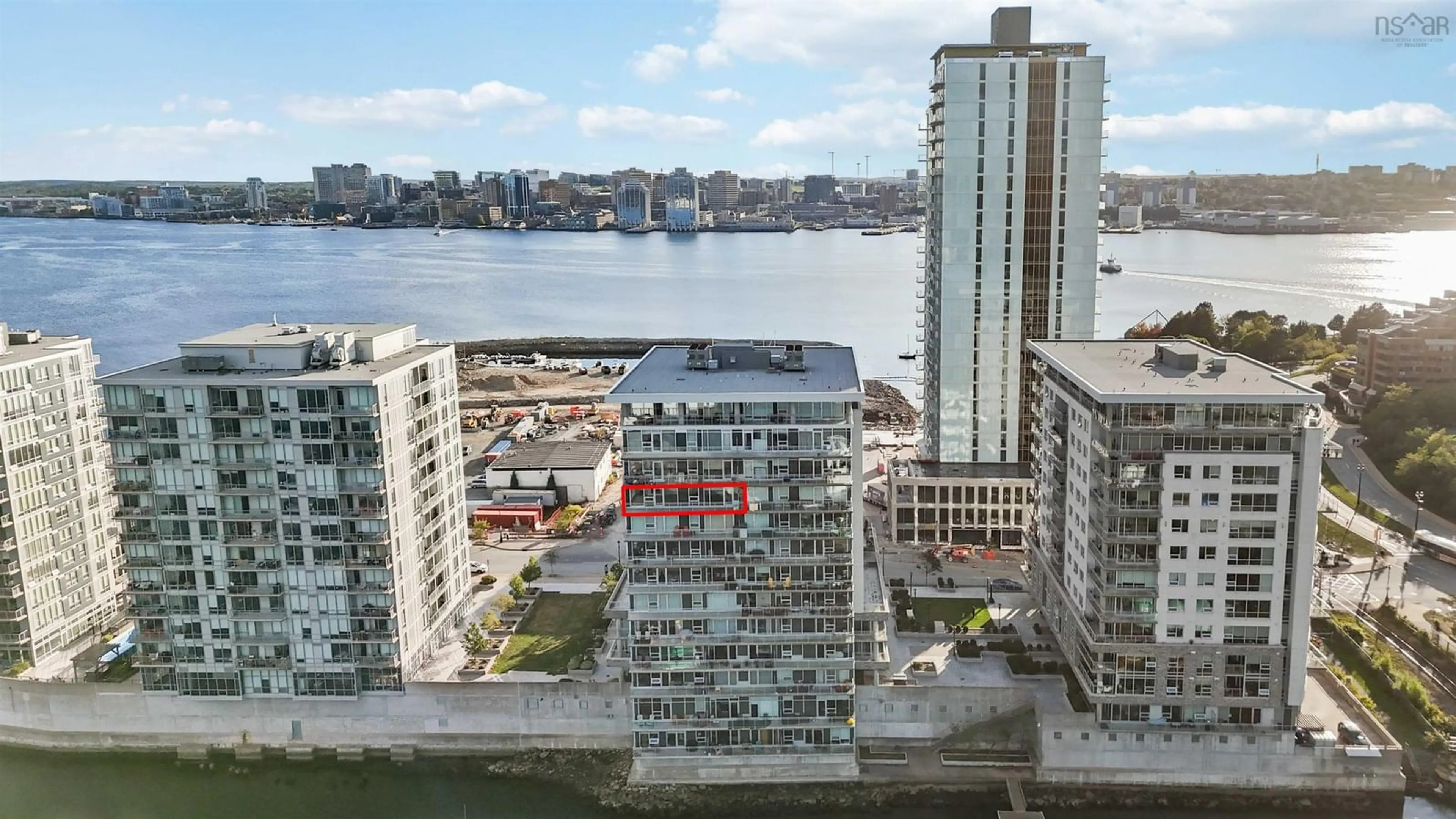 A pic from outside/outdoor area/front of a property/back of a property/a pic from drone, water/lake/river/ocean view for 31 Kings Wharf Pl #902, Dartmouth Nova Scotia B2Y 0C1