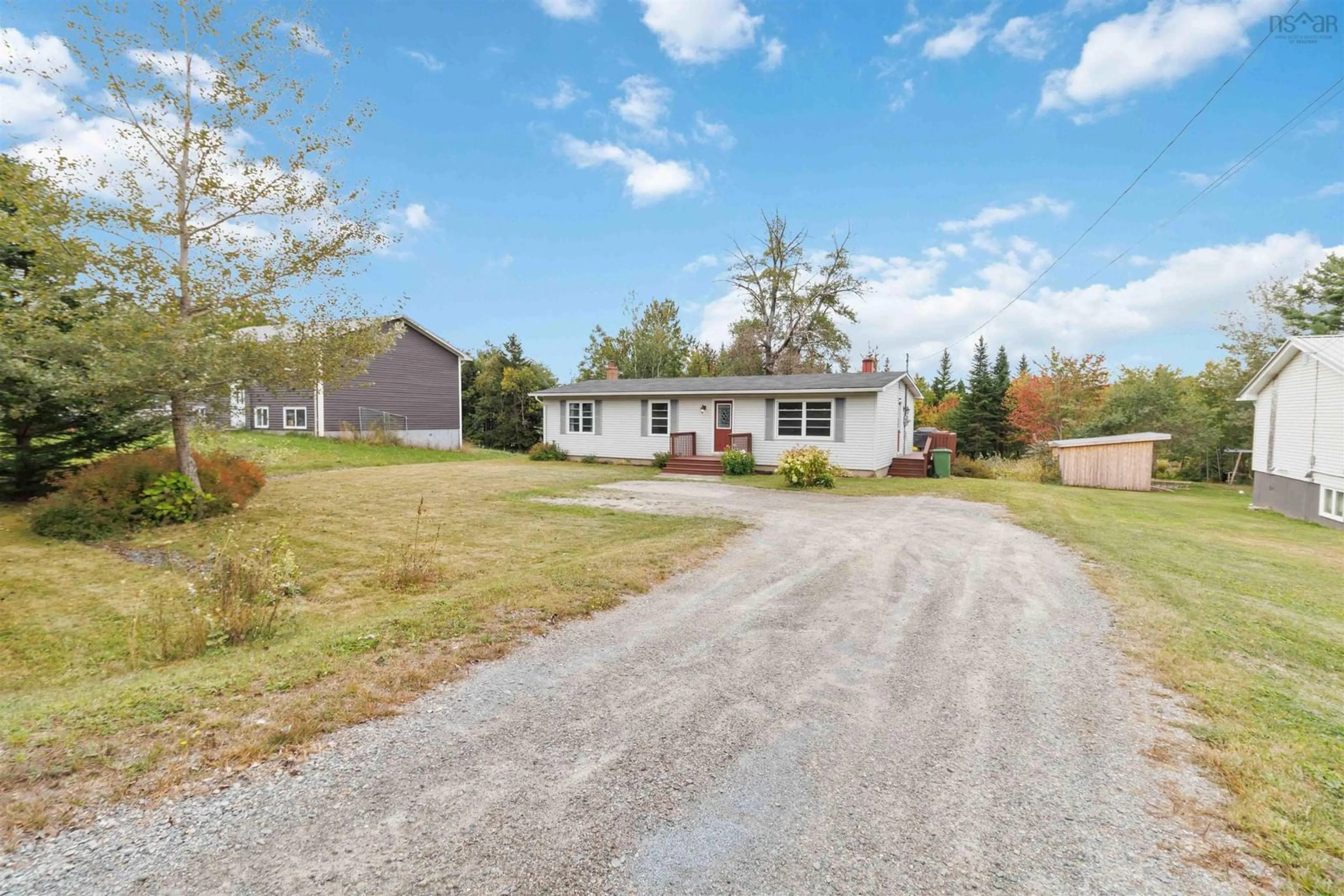 A pic from outside/outdoor area/front of a property/back of a property/a pic from drone, street for 7632 Highway 7, Musquodoboit Harbour Nova Scotia B0J 2L0