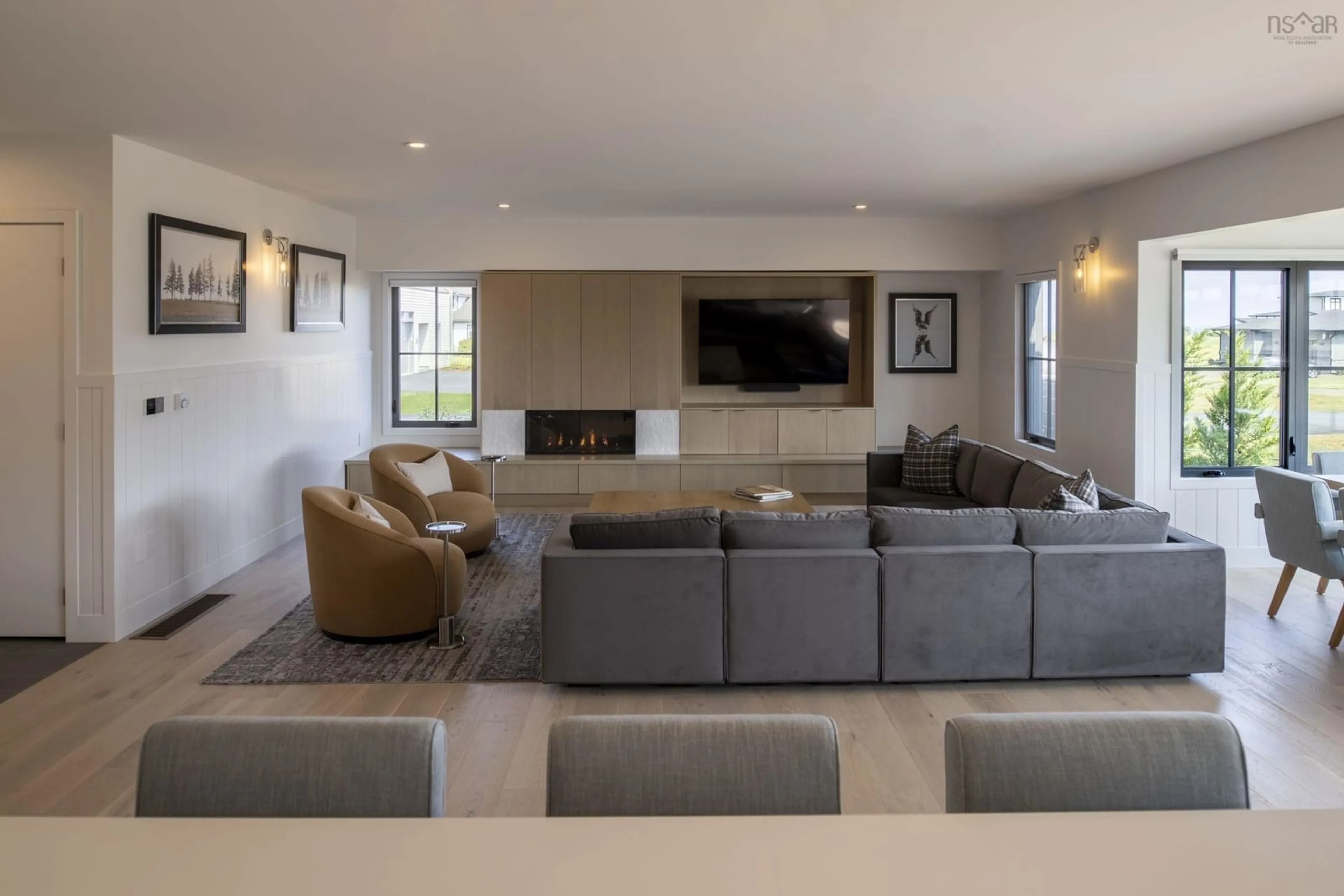 Living room with furniture, unknown for 40A Spinnaker Run, Fox Harbour Nova Scotia B0K 1Y0