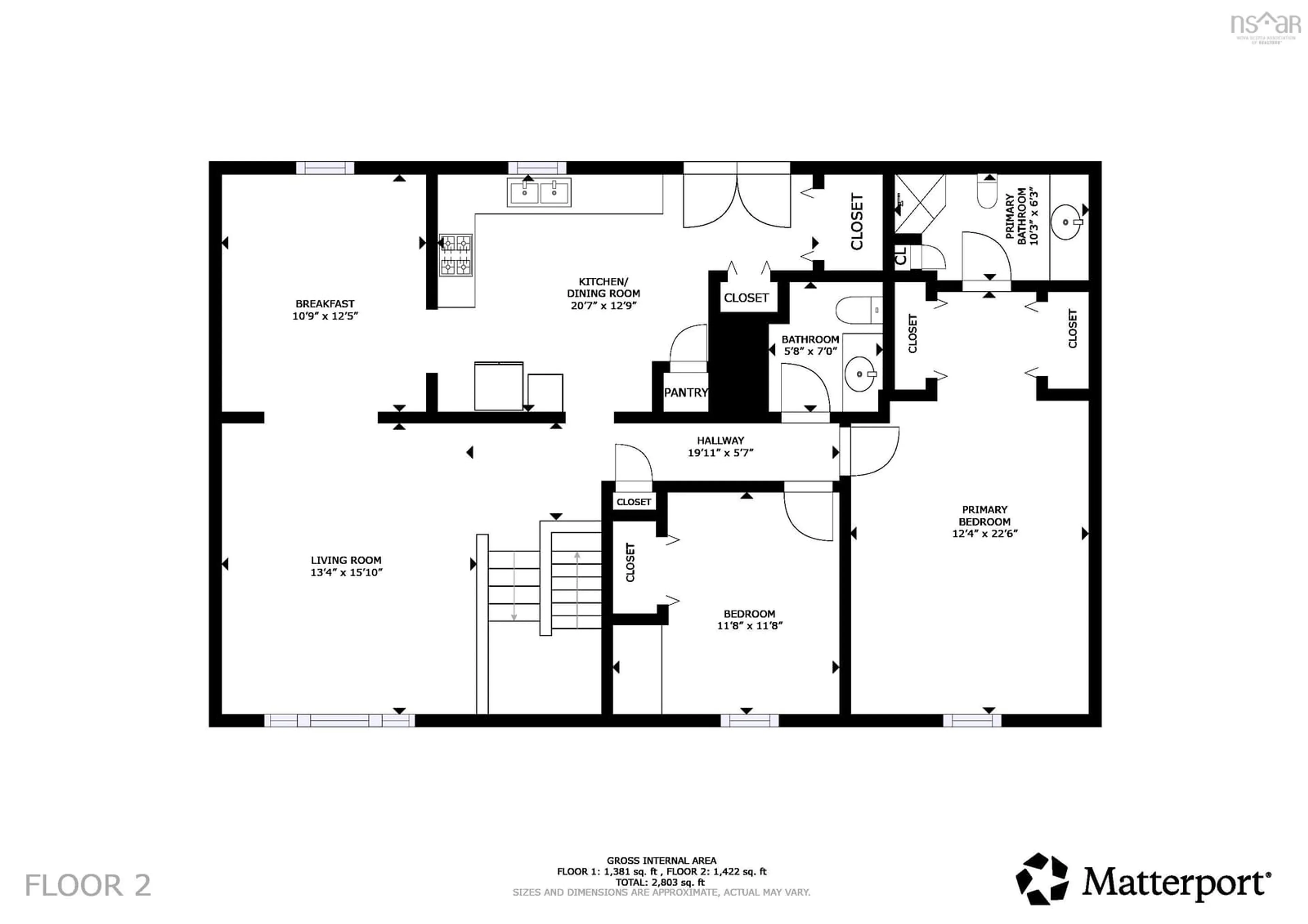 Floor plan for 3 Acadia Dr, Kentville Nova Scotia B4N 5E1