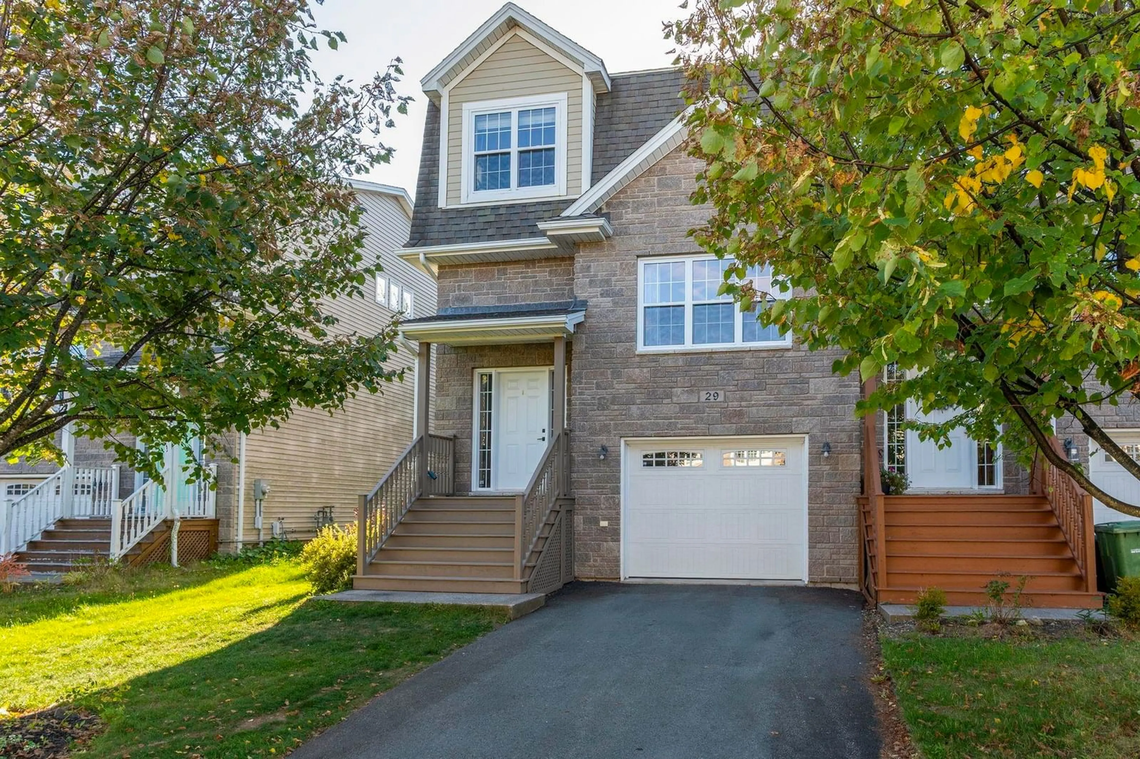 Home with vinyl exterior material, street for 29 Lasalle Crt, West Bedford Nova Scotia B4B 0H8