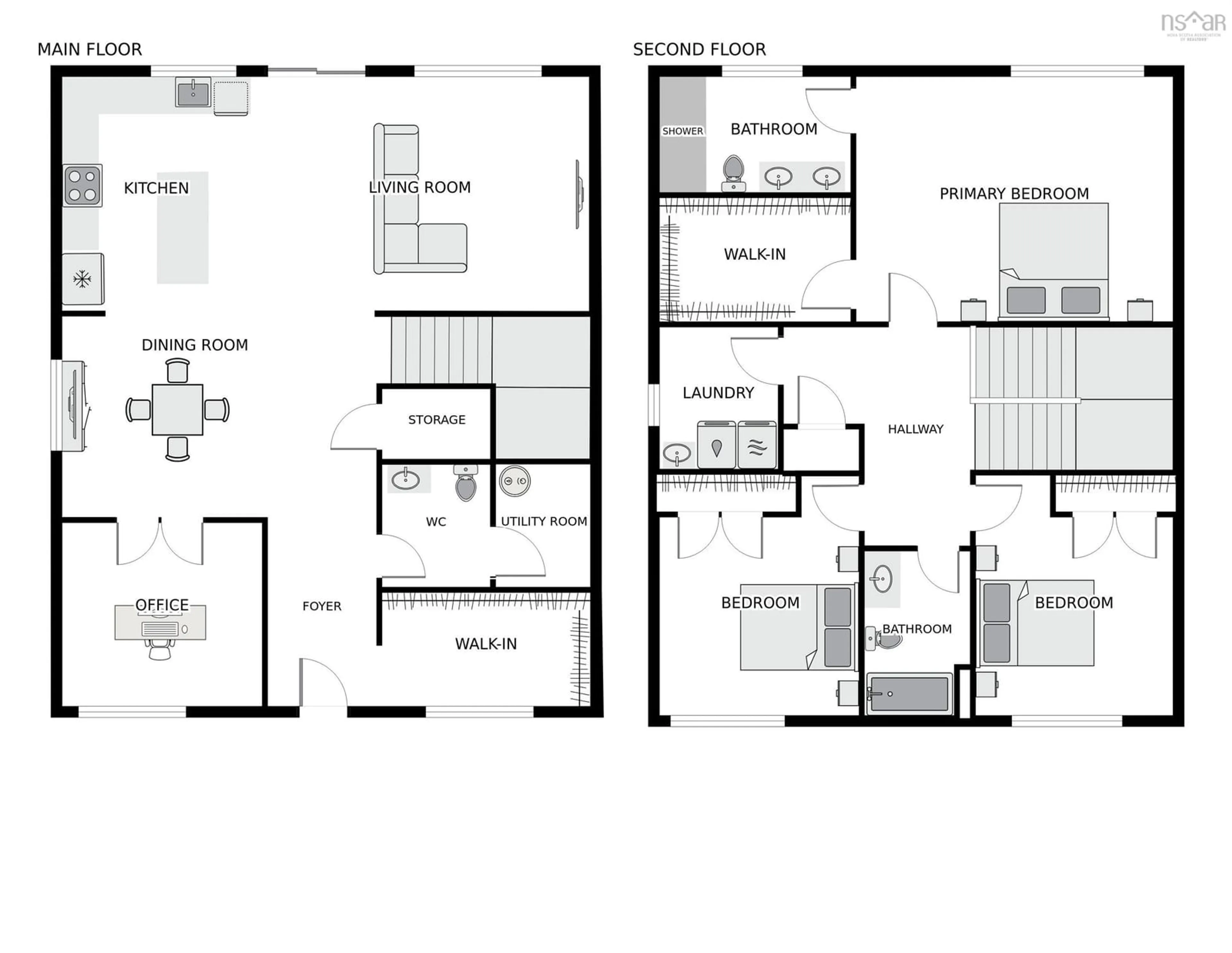 Floor plan for 63/65 C N Rd, Shubenacadie Nova Scotia B0N 2H0